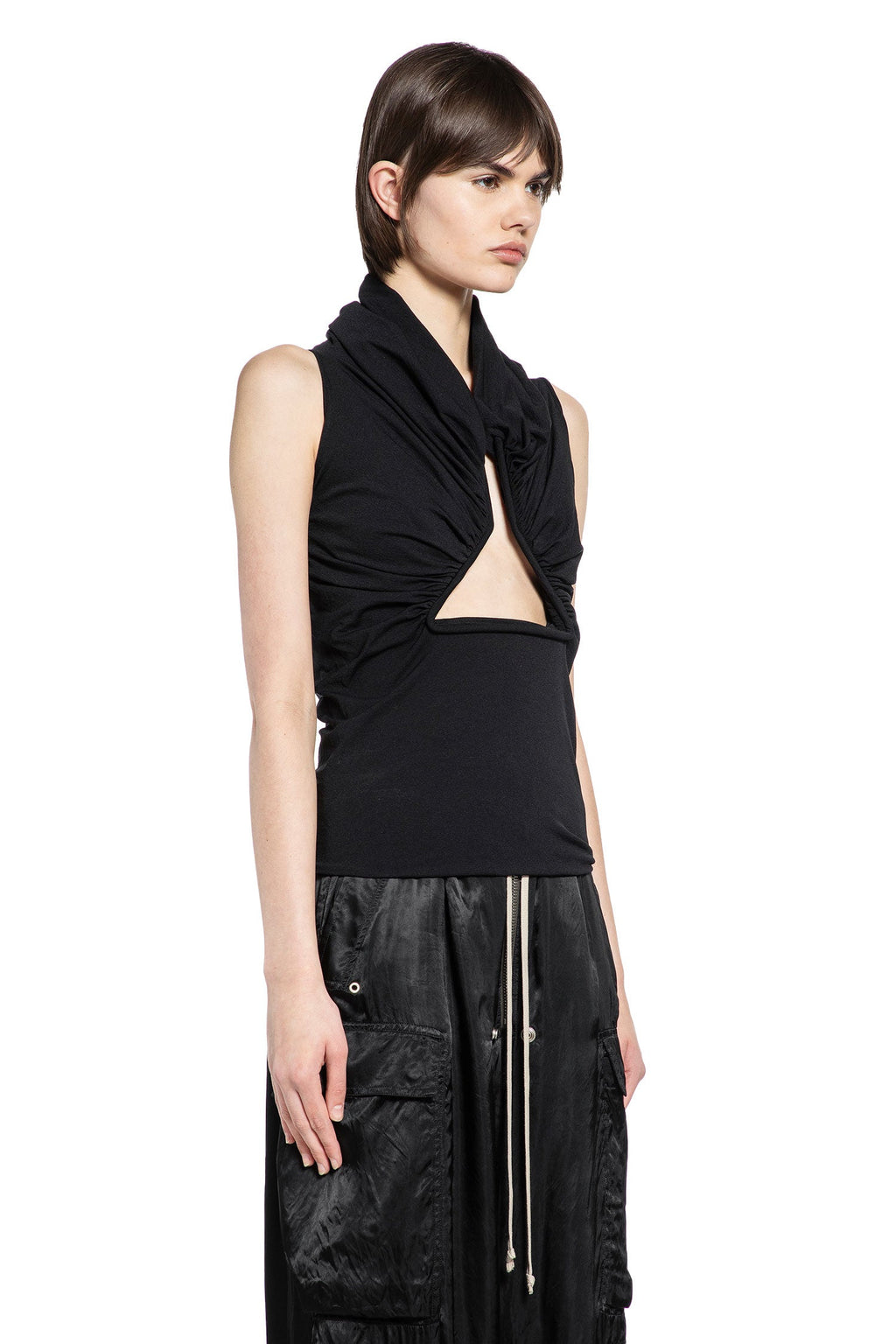 Temple Jersey Ss Prong Rick owens – Гарантія оригінальності – детальний вид