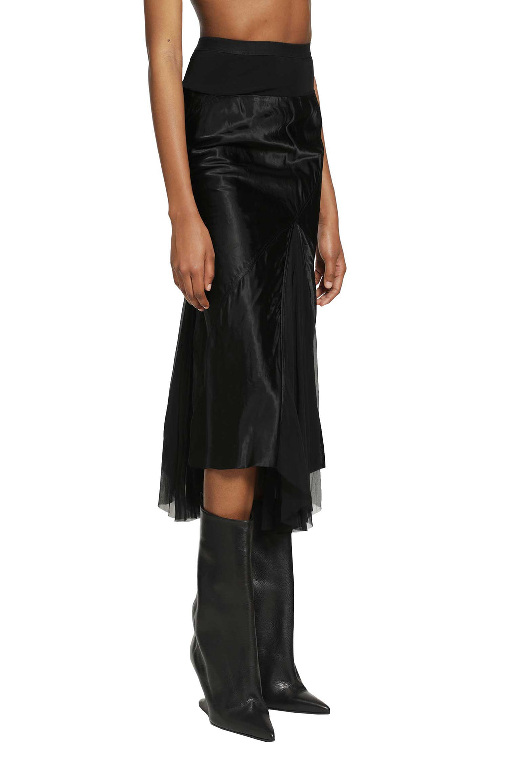 Temple A-Line Bias Skirt Rick owens – Гарантія оригінальності – детальний вид