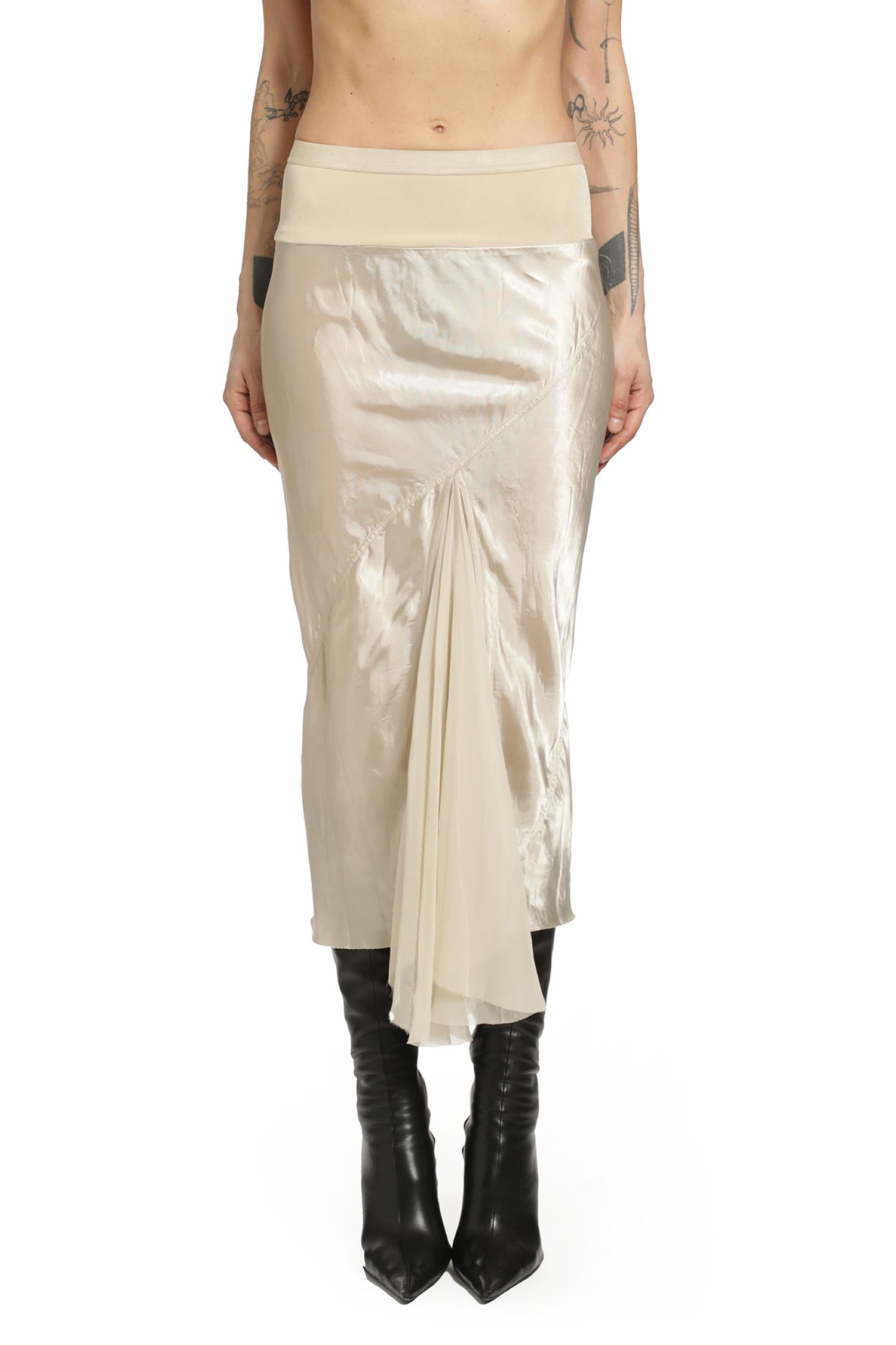 Temple A-Line Bias Skirt Rick owens – Гарантія оригінальності – вид ззаду