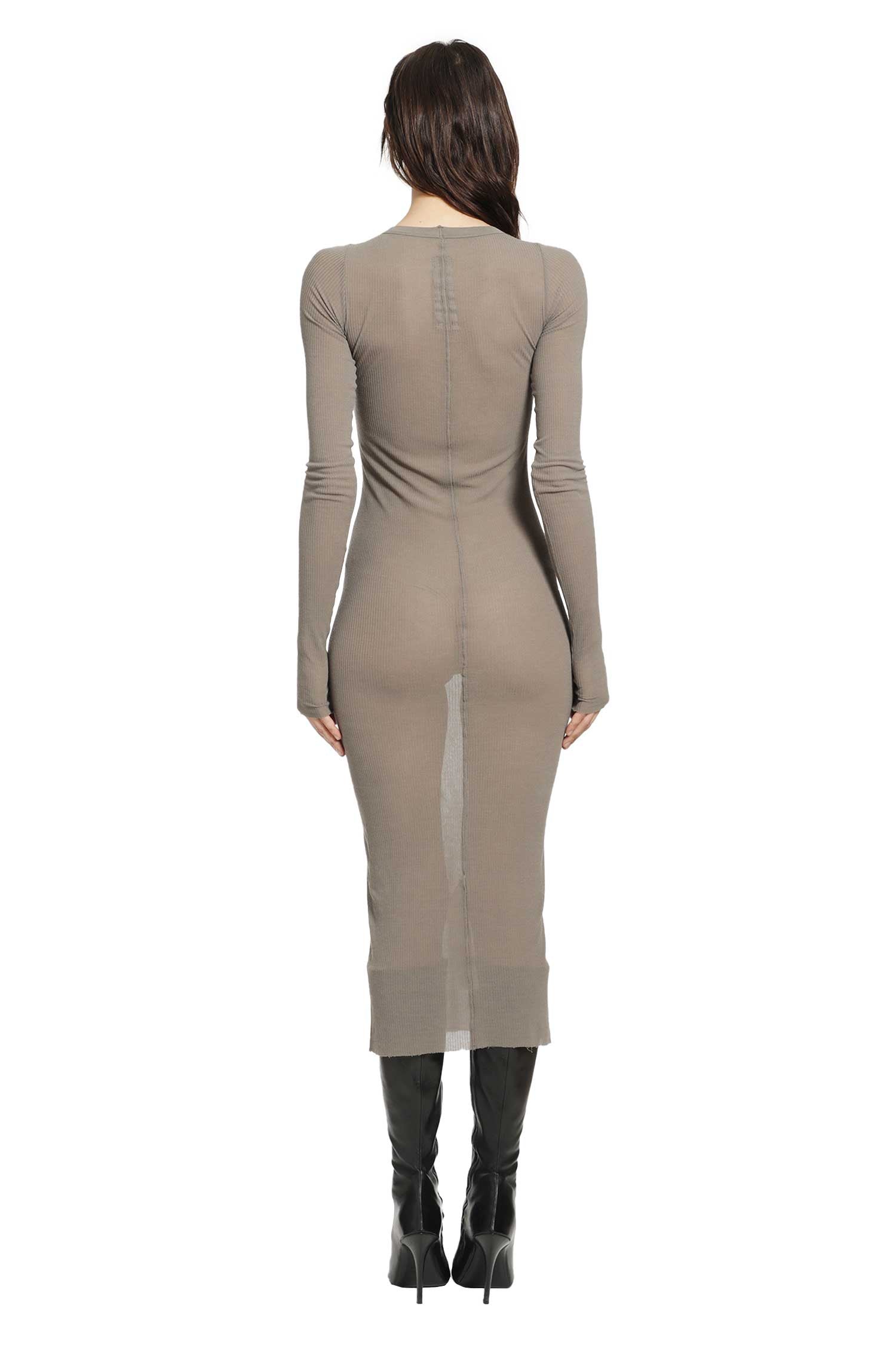 Оригінальна Temple Rib Long Sleeves Dress Rick owens – детальний вид