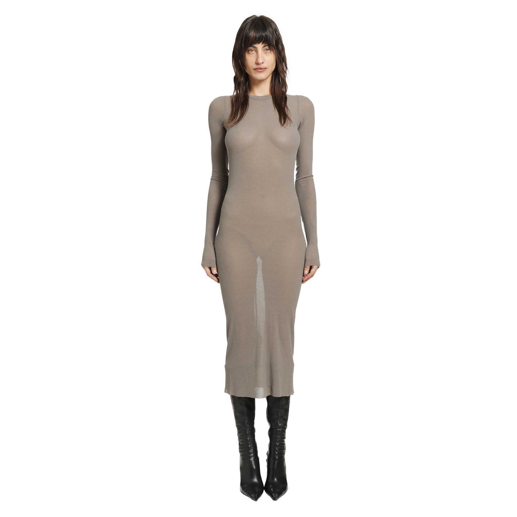 Оригінальна Temple Rib Long Sleeves Dress Rick owens – збільшений вид