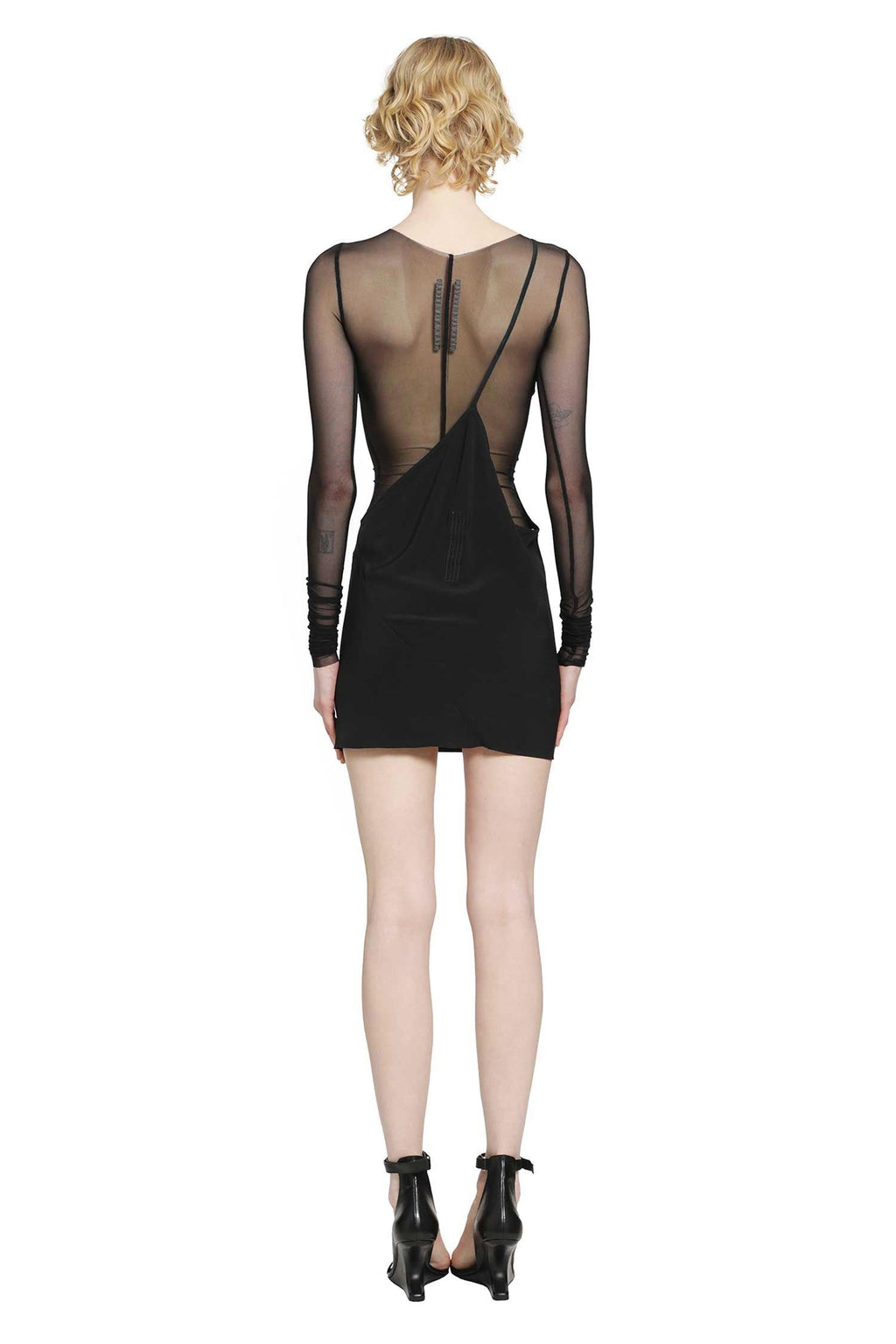 Оригінальна Temple Bias Strap Mini Dress Rick owens – детальний вид