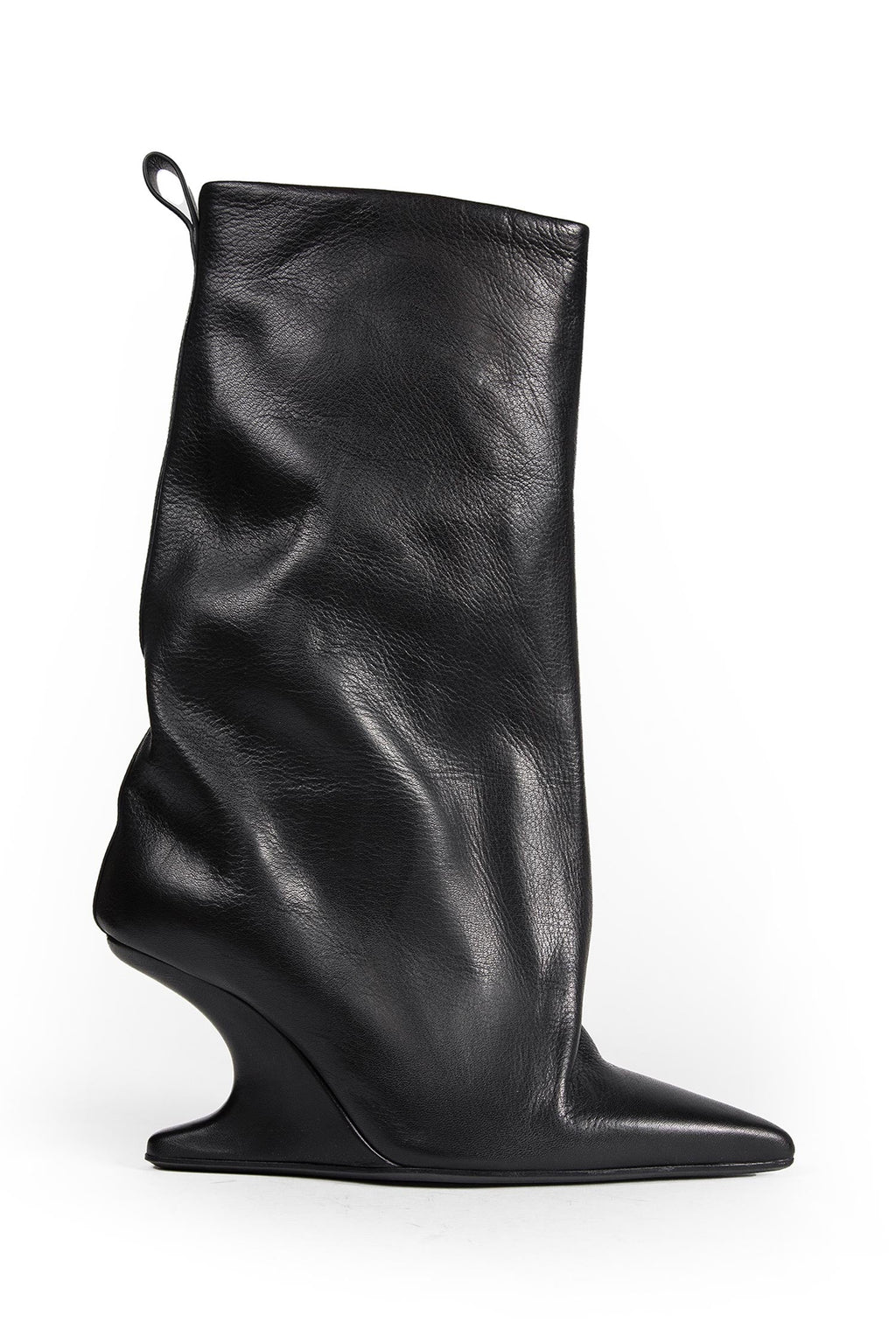 Оригінальна Temple Cantilever 8 Sharp Flared Boots Rick owens – боковий вид