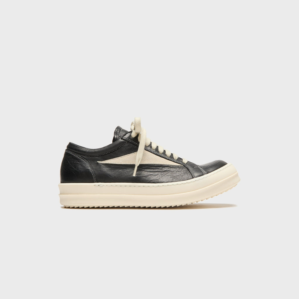 Wmns Black Temple Vintage Sneaks Pelle Black Rick owens – Гарантія оригінальності – боковий вид