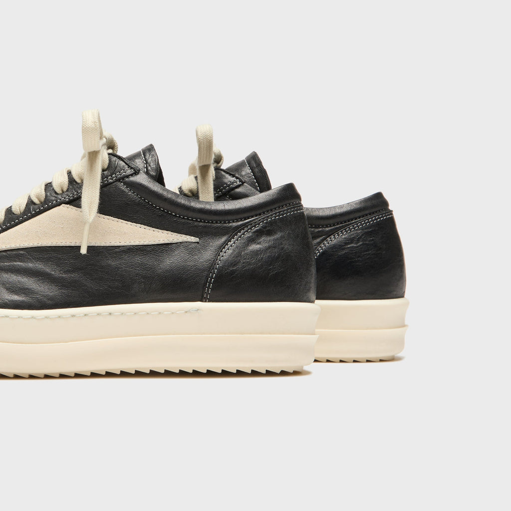 Wmns Black Temple Vintage Sneaks Pelle Black Rick owens – Гарантія оригінальності – детальний вид