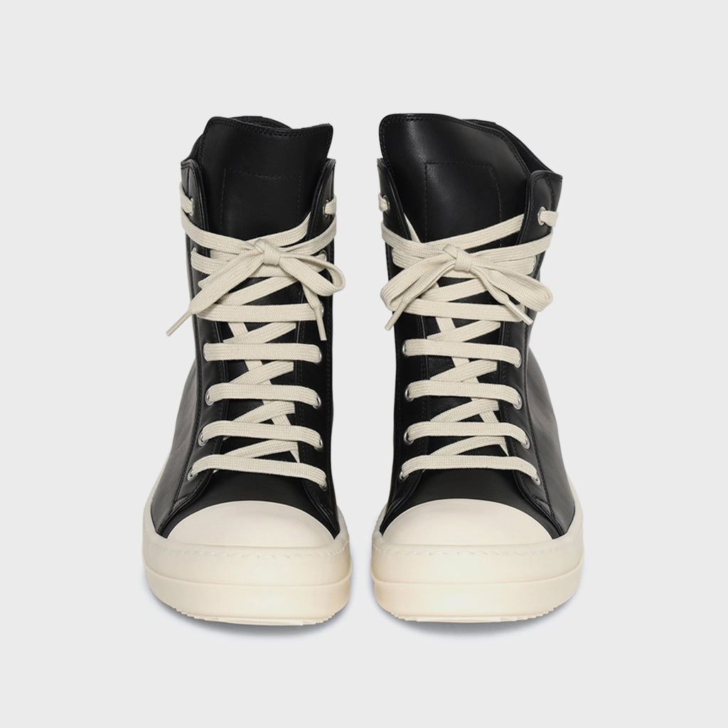 Wmns Hollywood Calf Leather Sneakers Pelle Black Rick owens оригінал – Купити в Україні – вид ззаду