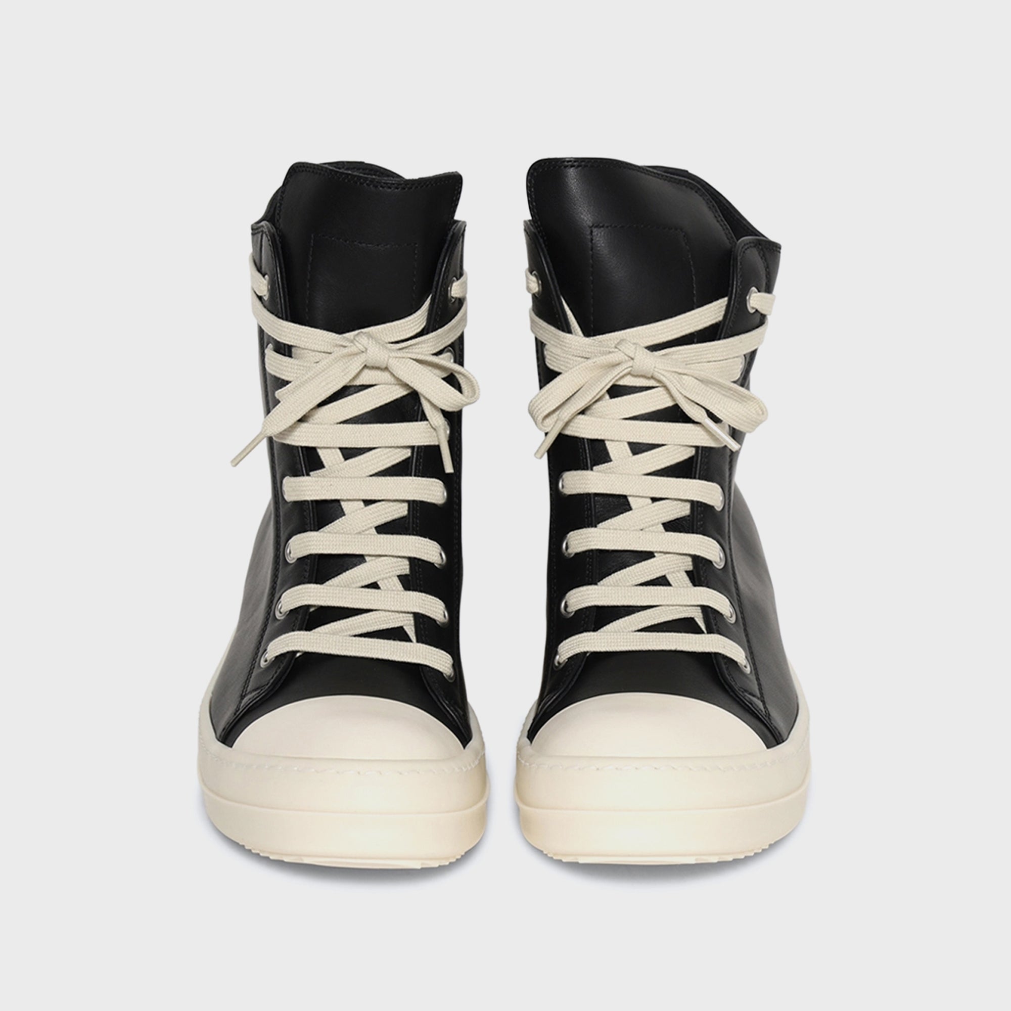 Wmns Hollywood Calf Leather Sneakers Pelle Black Rick owens оригінал – Купити в Україні – вид ззаду