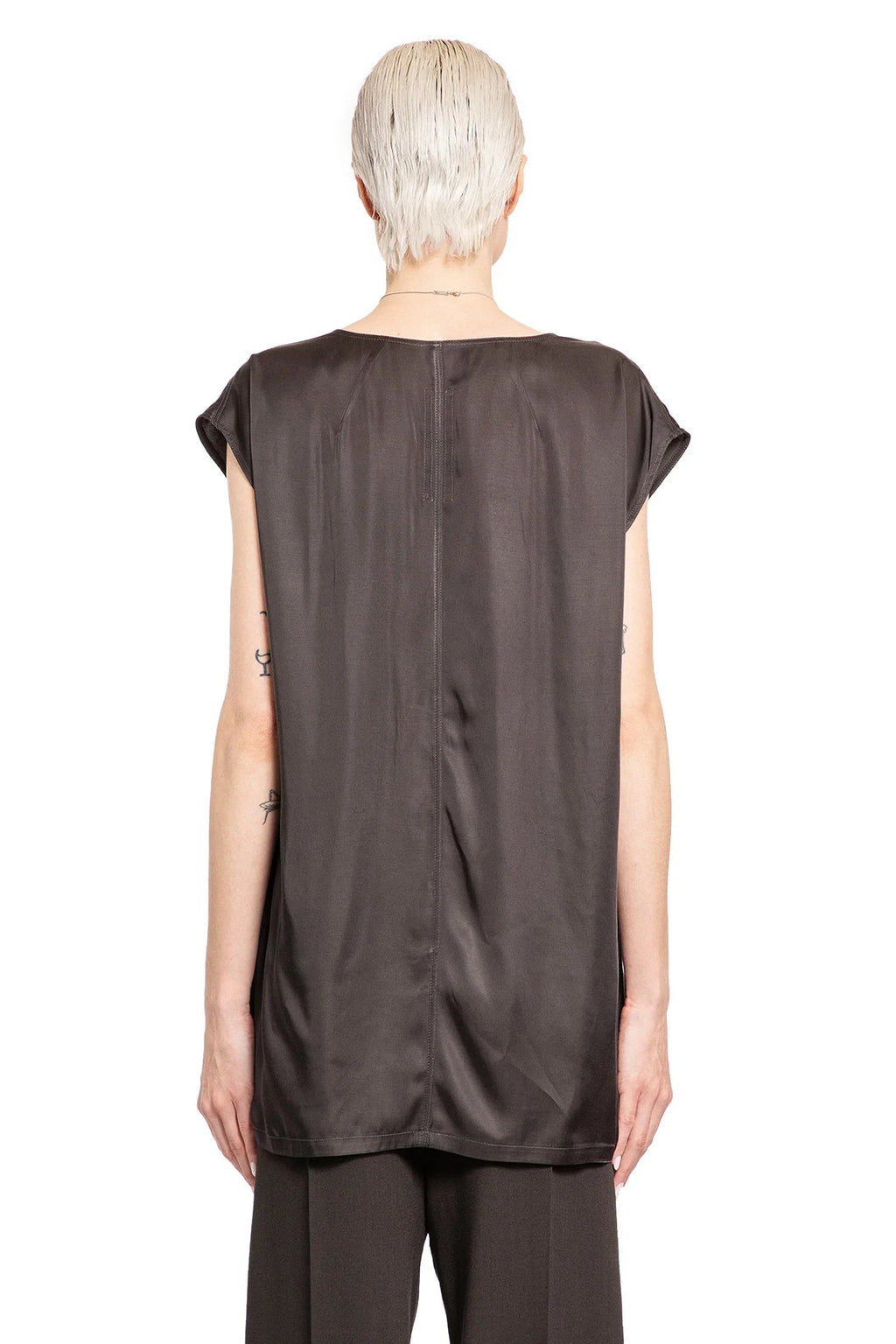 Porterville Dylan Tee In Washed Charmeuse Rick owens оригінал – Купити в Україні – детальний вид