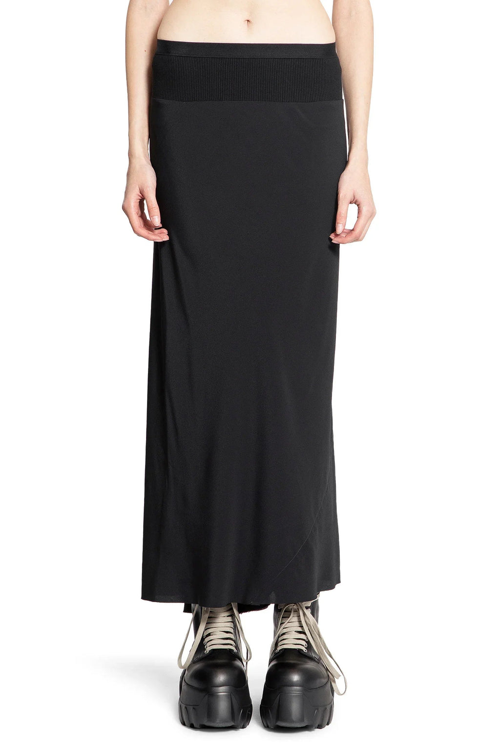 Woman Black Skirts Rick owens – Гарантія оригінальності – вид ззаду