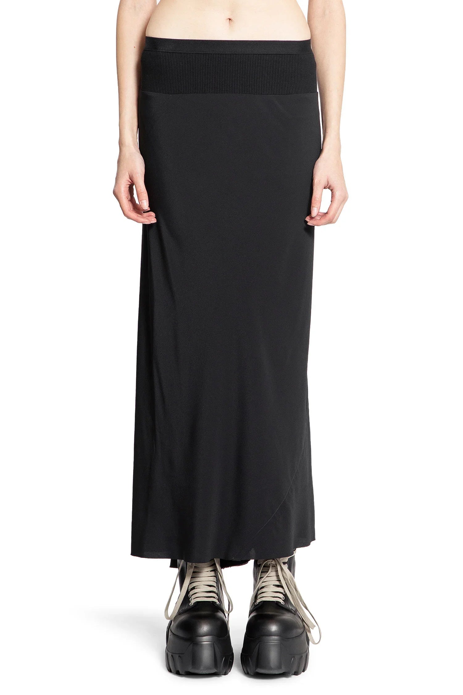 Woman Black Skirts Rick owens – Гарантія оригінальності – вид ззаду