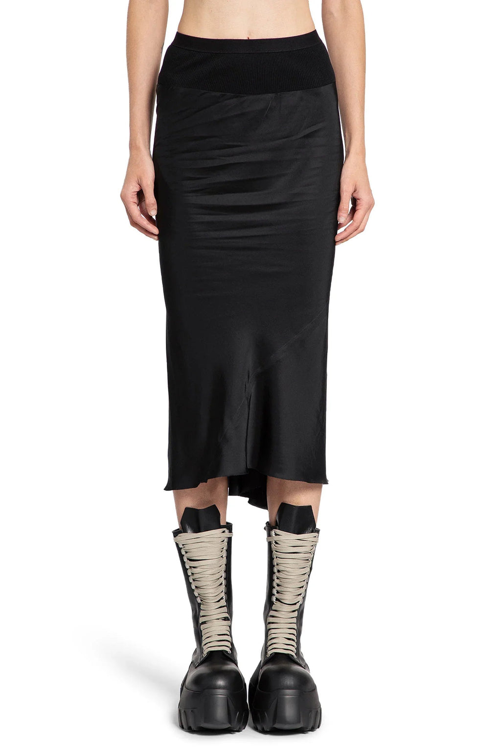 Porterville A Line Bias Skirt Rick owens оригінал – Купити в Україні – вид ззаду