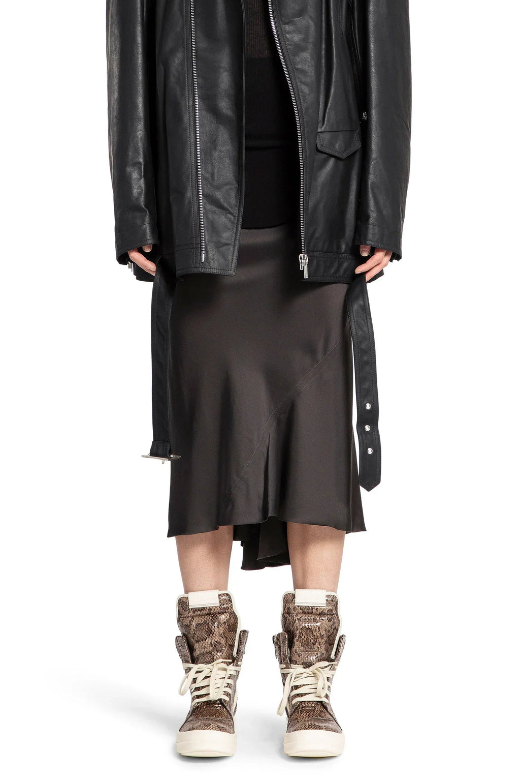 Porterville A Line Bias Skirt Rick owens оригінал – Купити в Україні – боковий вид