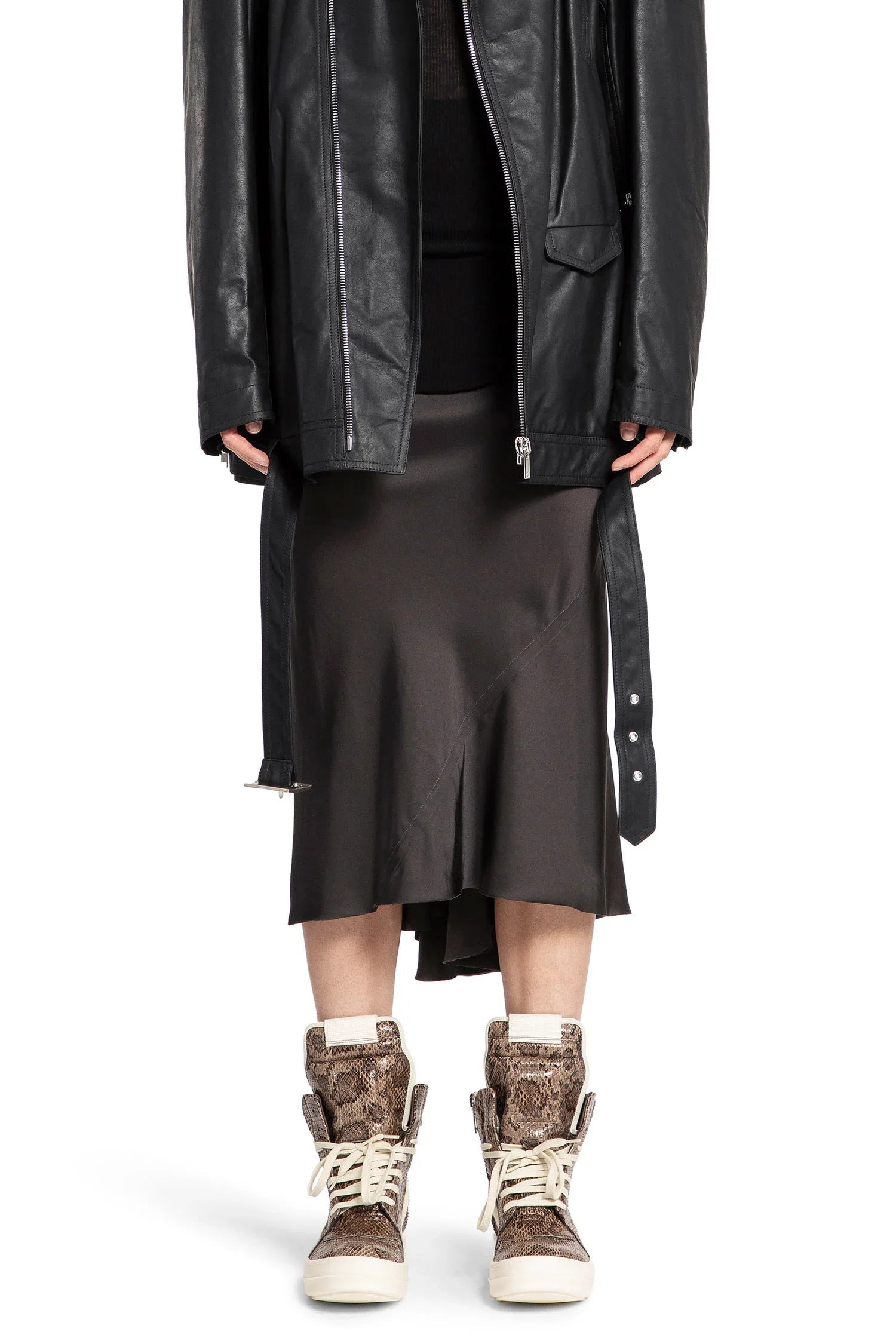 Porterville A Line Bias Skirt Rick owens оригінал – Купити в Україні – боковий вид