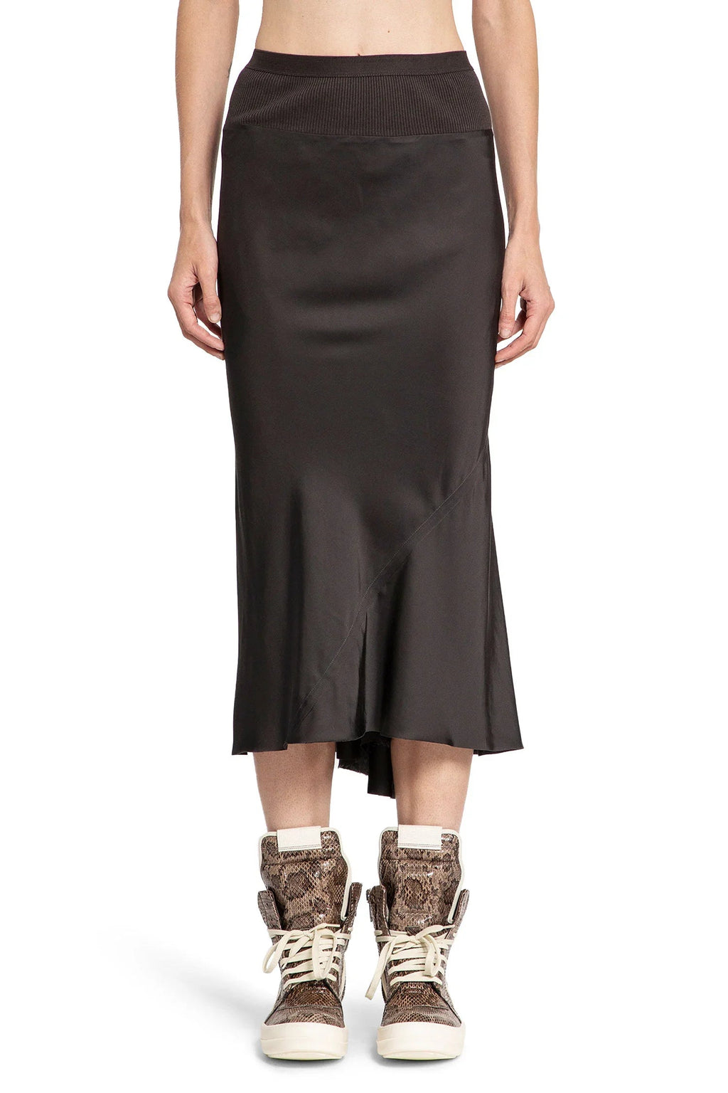 Porterville A Line Bias Skirt Rick owens оригінал – Купити в Україні – вид ззаду