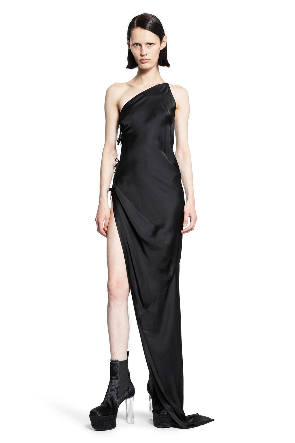 Abito Taco in seta Charmeuse - RICK OWENS