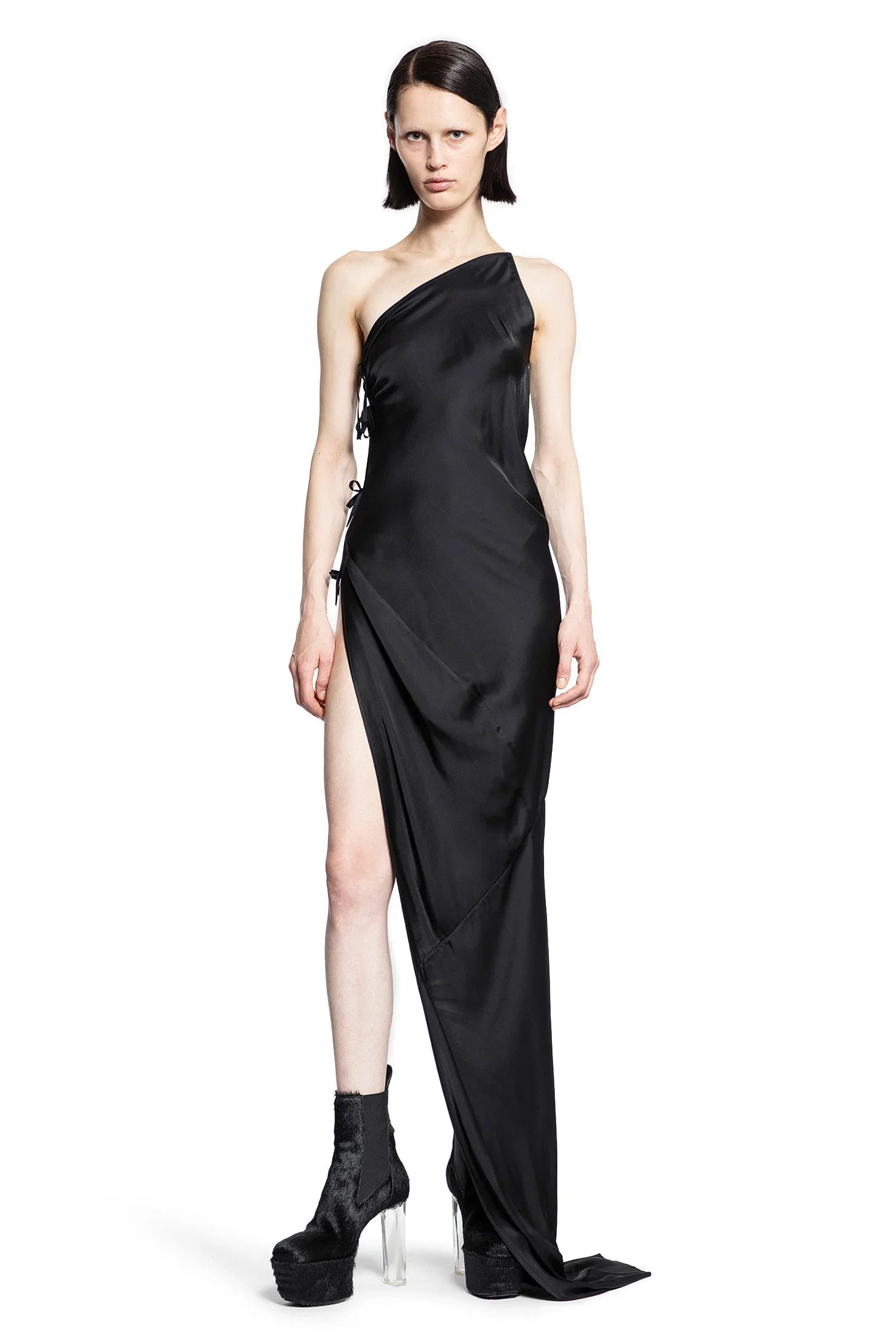 Abito Taco in seta Charmeuse - RICK OWENS