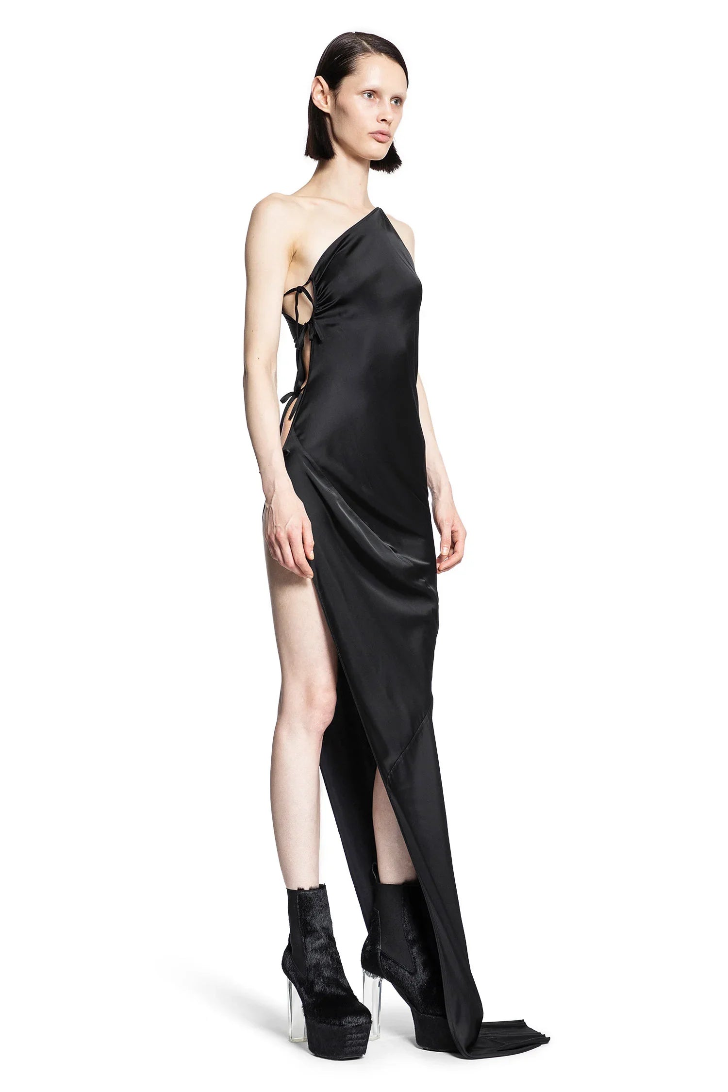 Abito Taco in seta Charmeuse - RICK OWENS