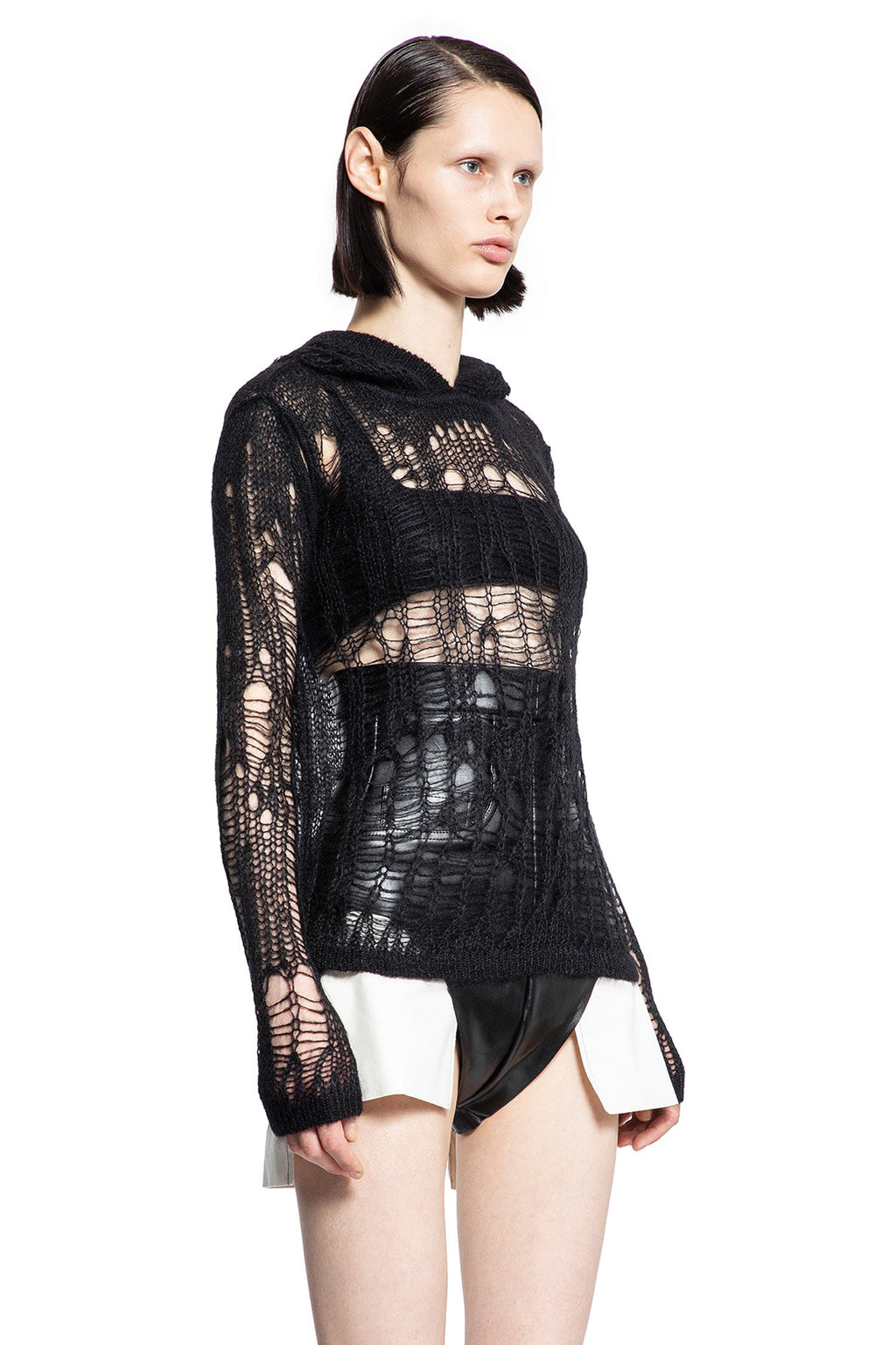 Оригінальна Spider Hoodie In Net Knit Rick owens – детальний вид