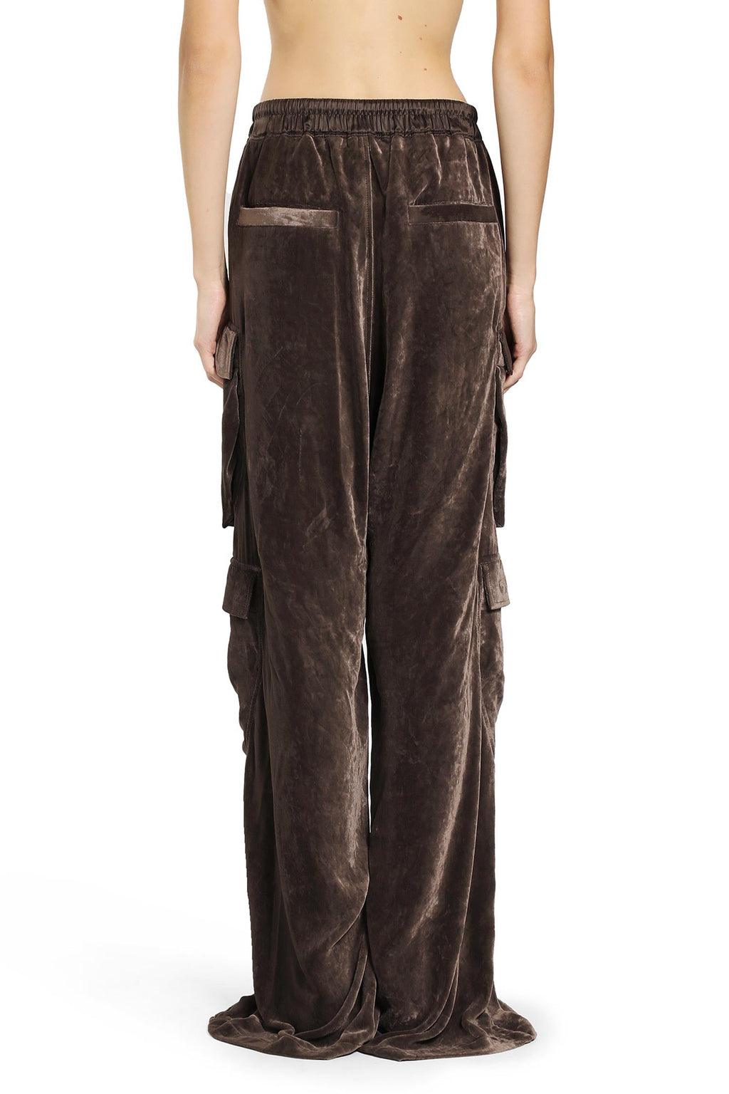 Viscose Silk Straight Leg Trousers Rick owens оригінал – Купити в Україні – збільшений вид