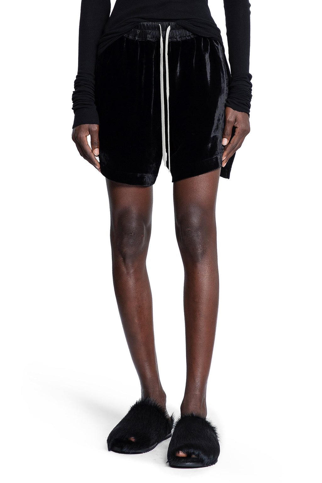 Concordians Boxers In Washed Velvet Rick owens оригінал – Купити в Україні – боковий вид