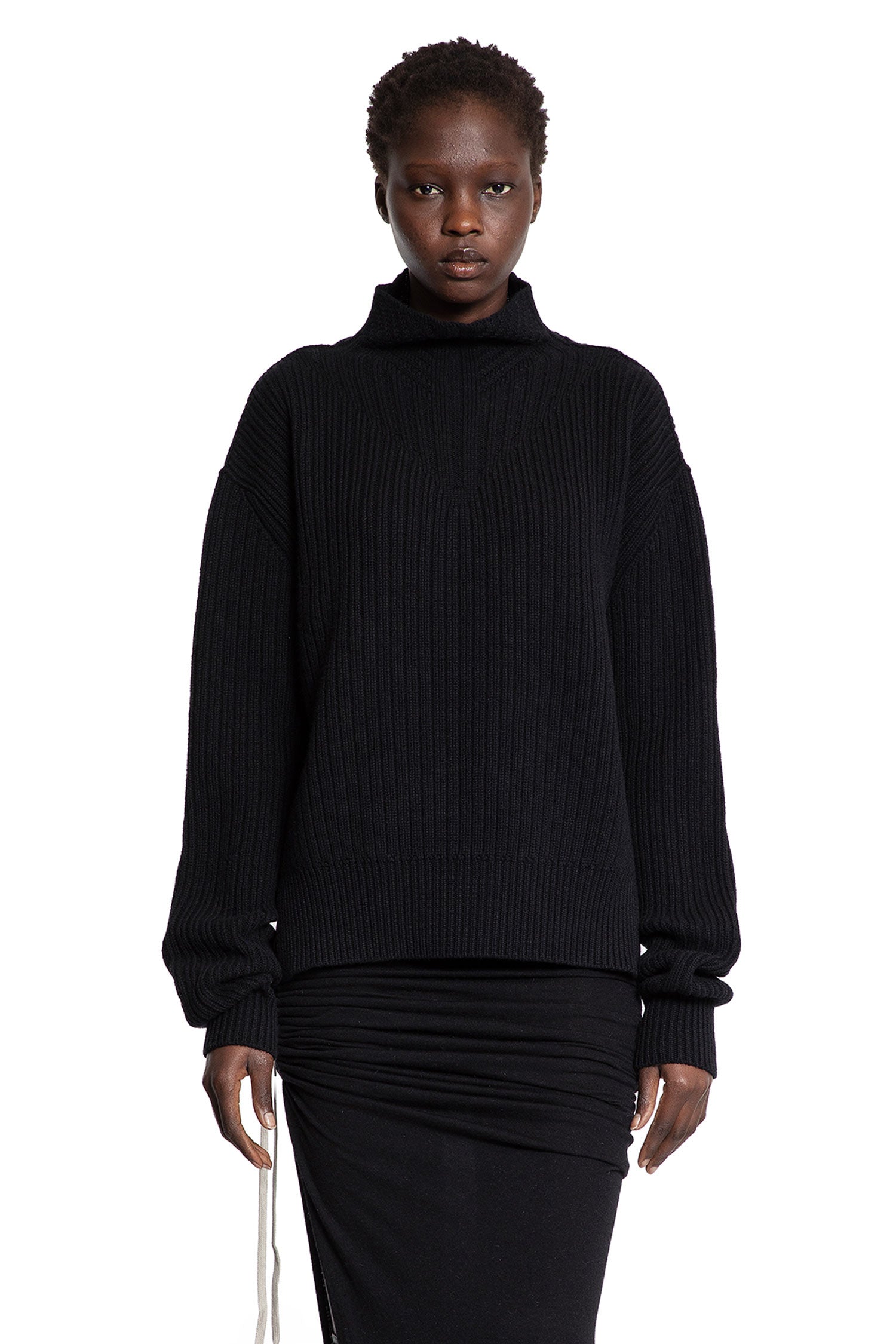 Оригінальна Concordians Fisherman Turtle In Alpaca Knit Rick owens – вид ззаду - RICK OWENS