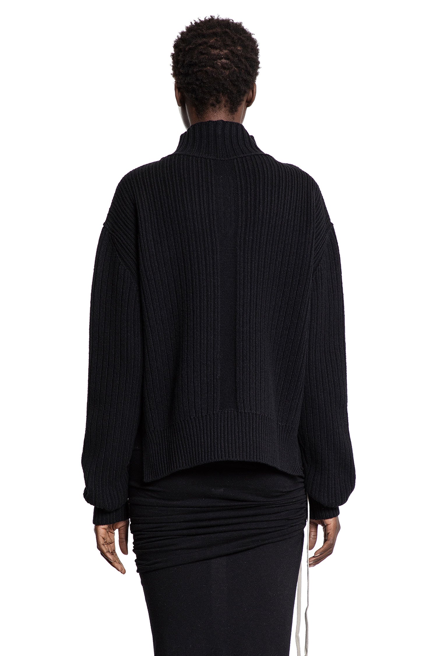 Оригінальна Concordians Fisherman Turtle In Alpaca Knit Rick owens – збільшений вид - RICK OWENS