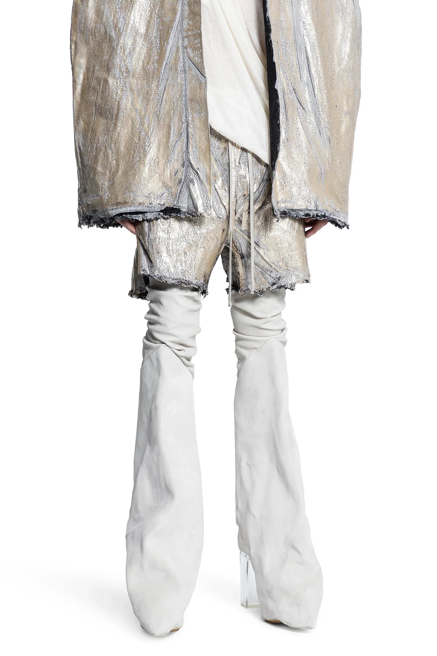 Hollywood Boxers In 13oz Megacrust Denim Rick owens оригінал – Купити в Україні – боковий вид