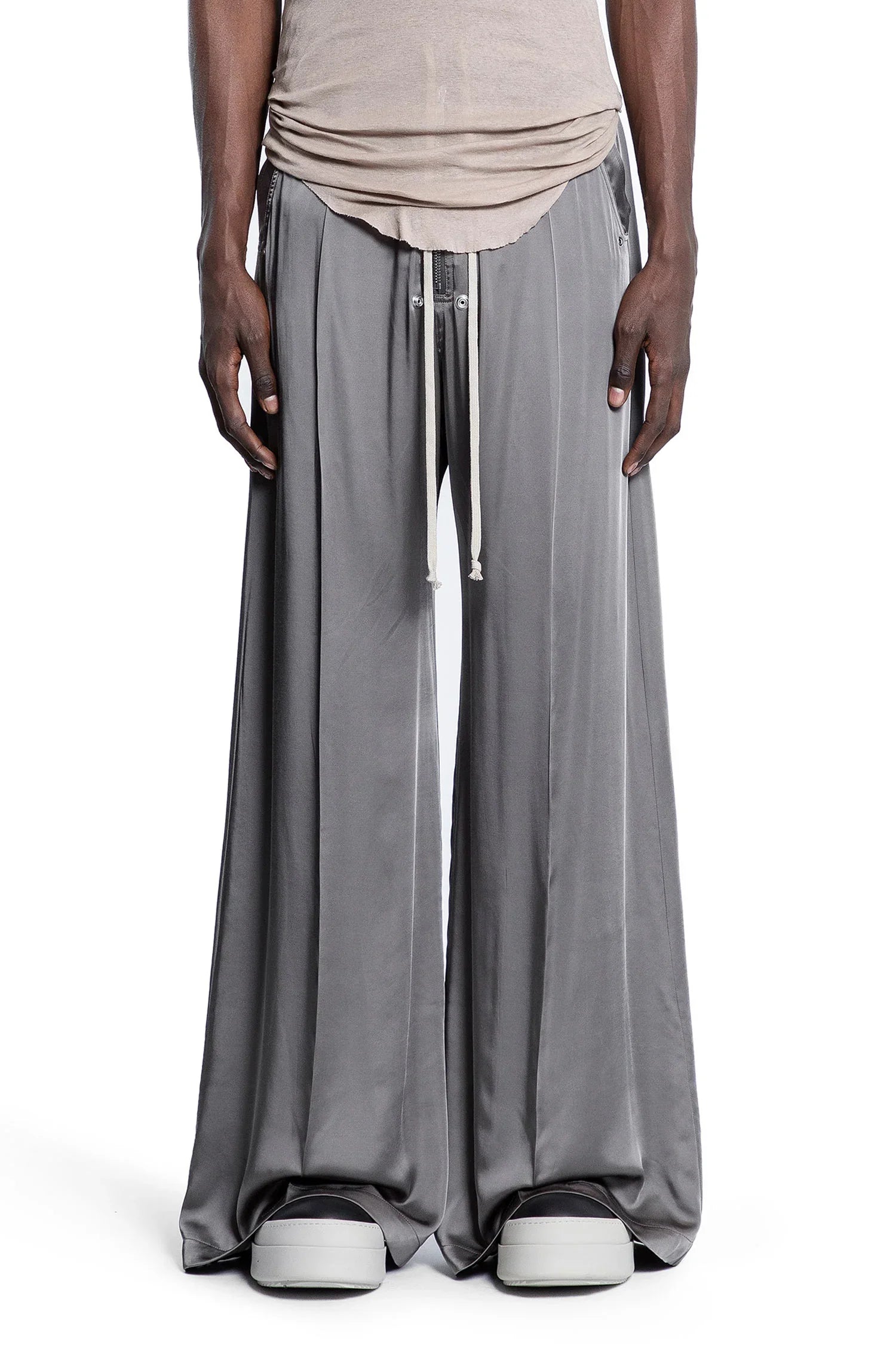 Man Grey Trousers Rick owens оригінал – Купити в Україні – боковий вид