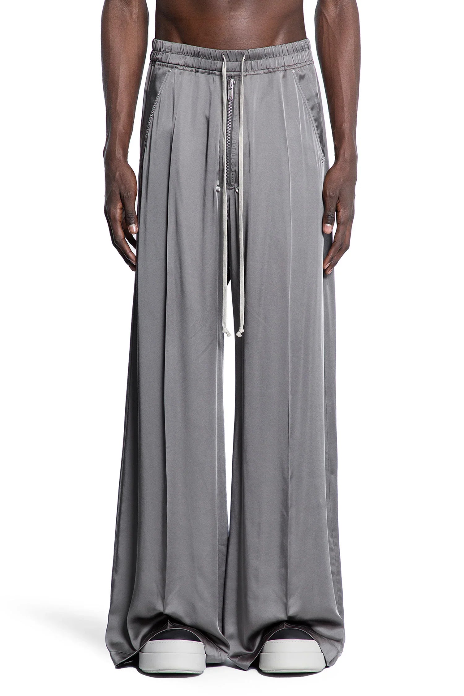 Man Grey Trousers Rick owens оригінал – Купити в Україні – вид ззаду