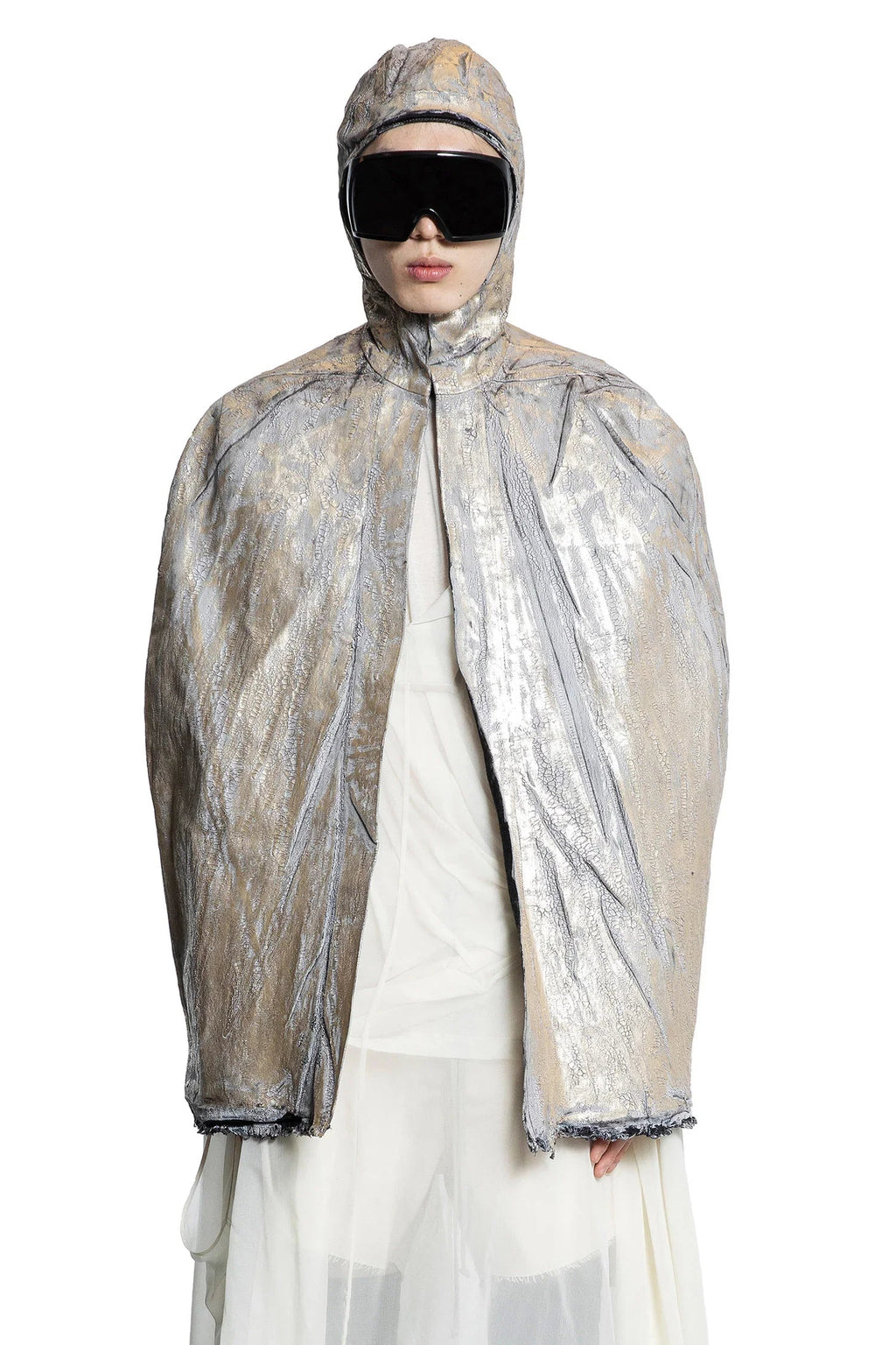 Оригінальна Hollywood Pville Cropped Cape Rick owens – боковий вид