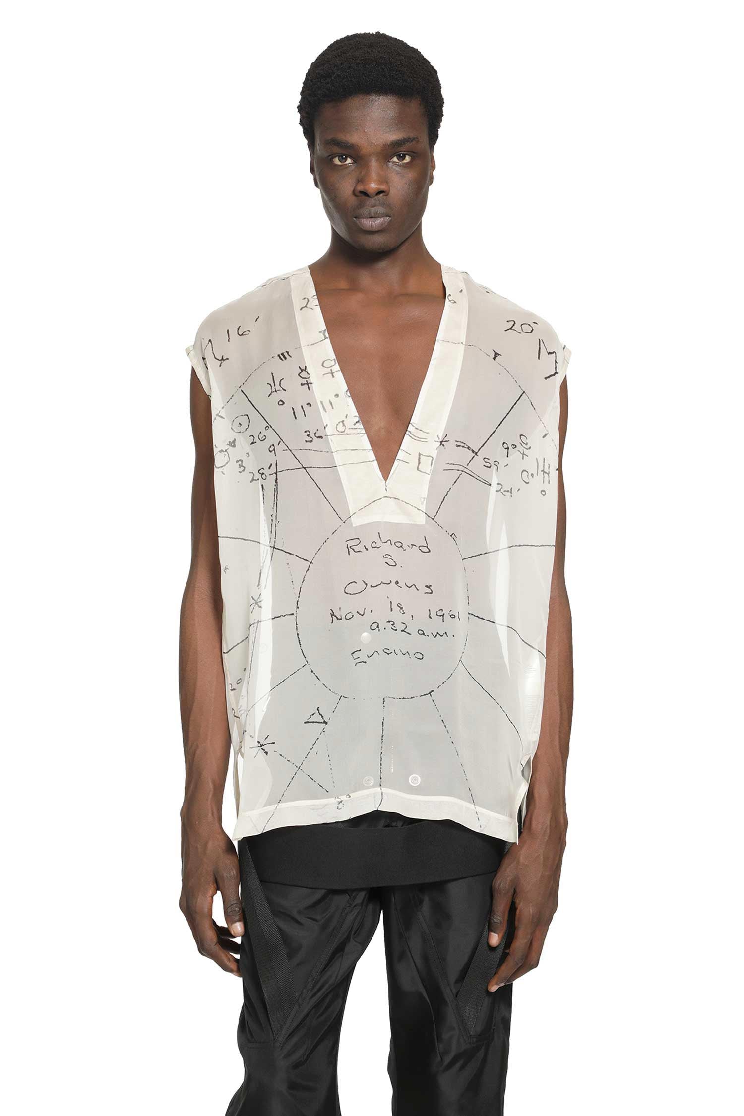 Оригінальна Flightsuit Silk Top Rick owens – боковий вид