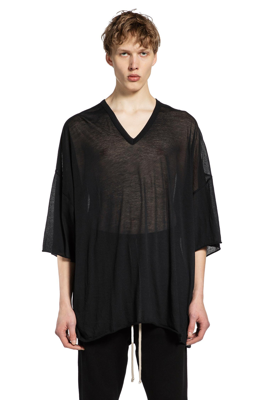 Temple V Tommy T-Shirt Rick owens оригінал – Купити в Україні – вид ззаду