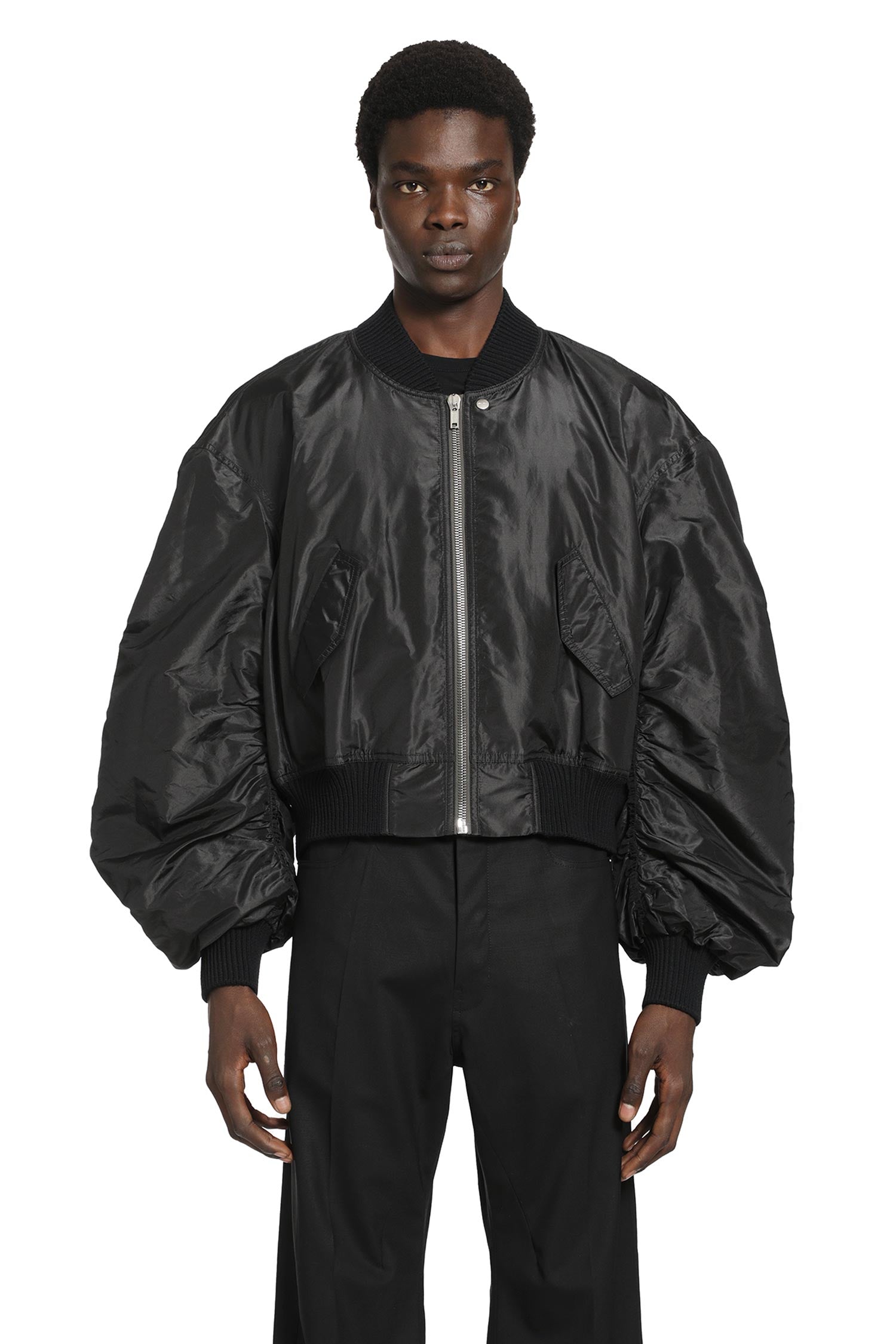 Temple Secchia Flight Jacket Rick owens – Гарантія оригінальності – вид ззаду