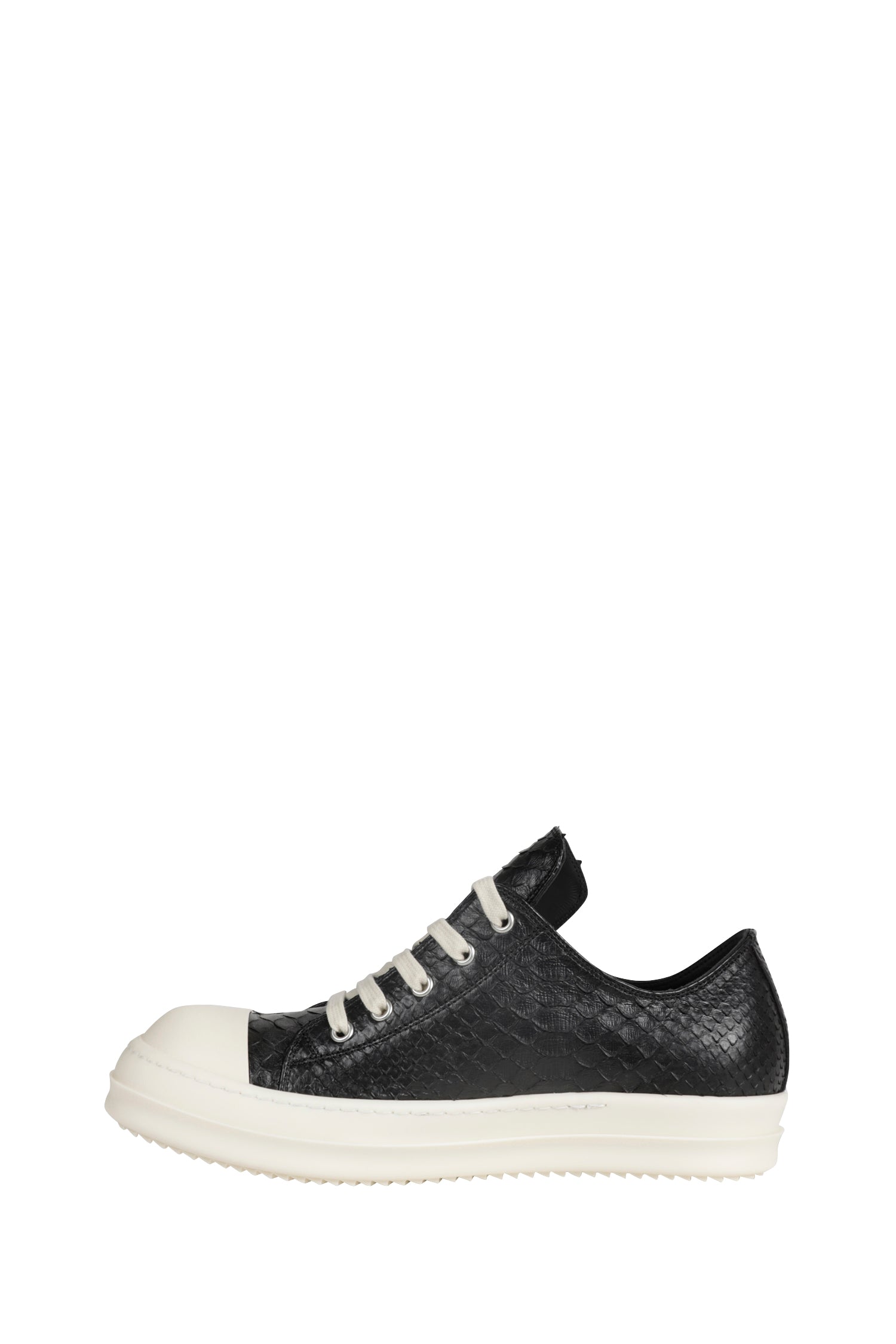 Temple Low Sneaks In Python Leather Rick owens – Гарантія оригінальності – збільшений вид