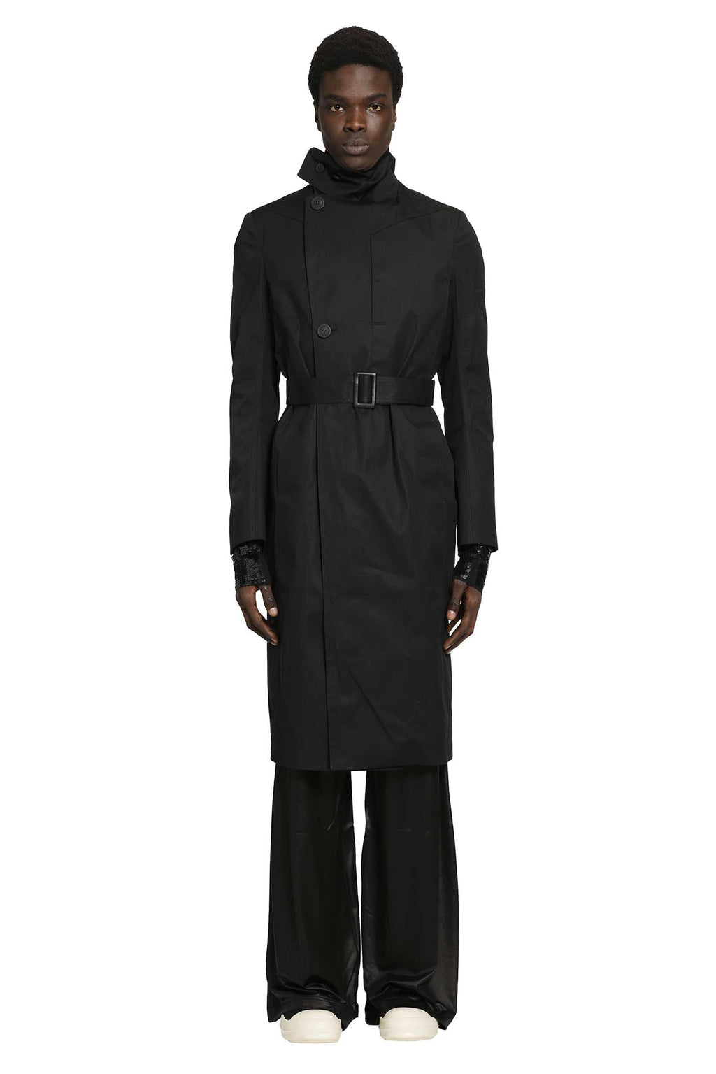 Оригінальна Temple Mastodon Trench Coat Rick owens – вид ззаду