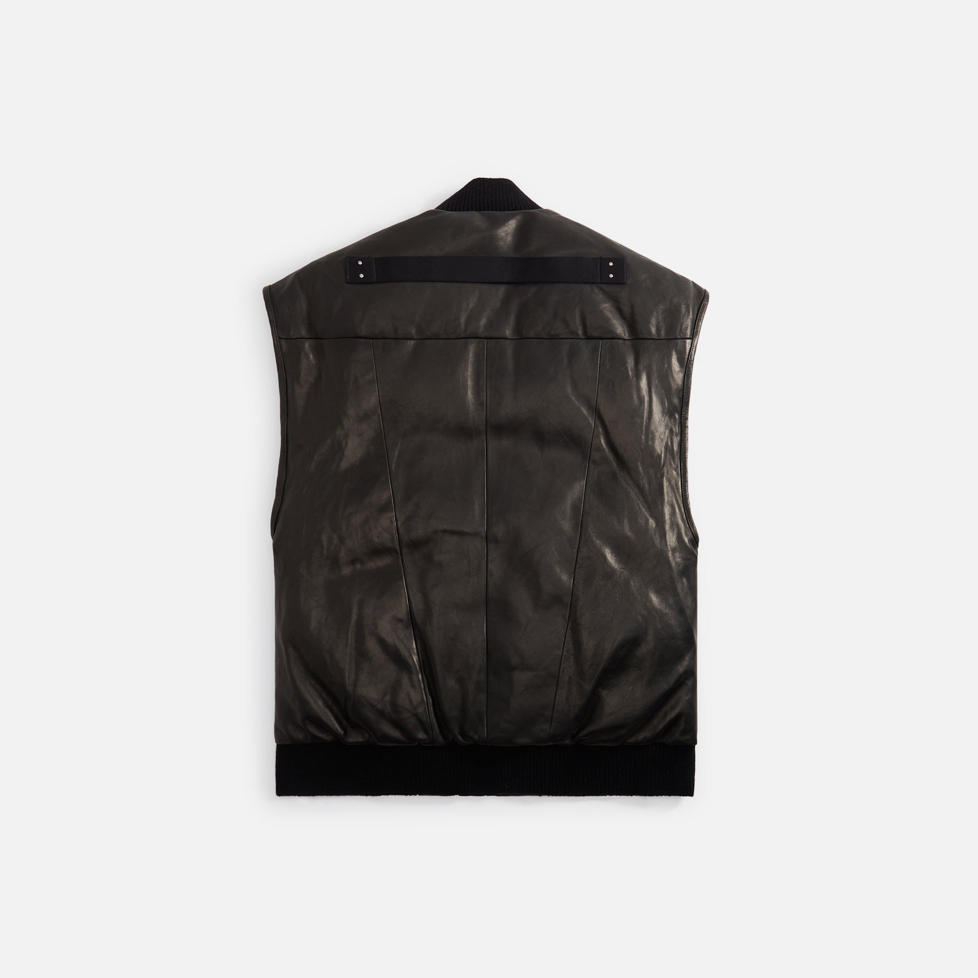 Оригінальна Jumbo Flight Vest Black Rick owens – вид ззаду