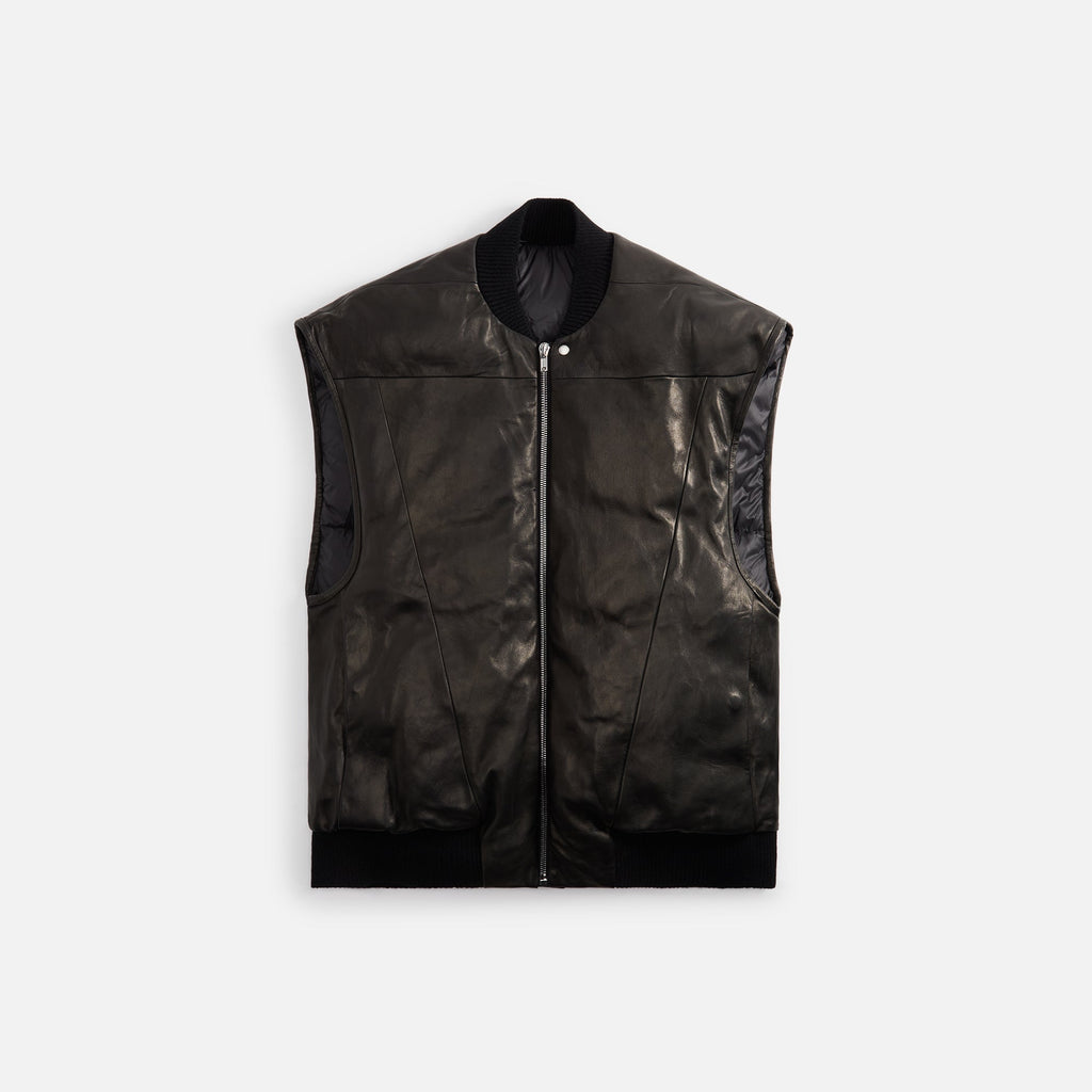 Оригінальна Jumbo Flight Vest Black Rick owens – боковий вид