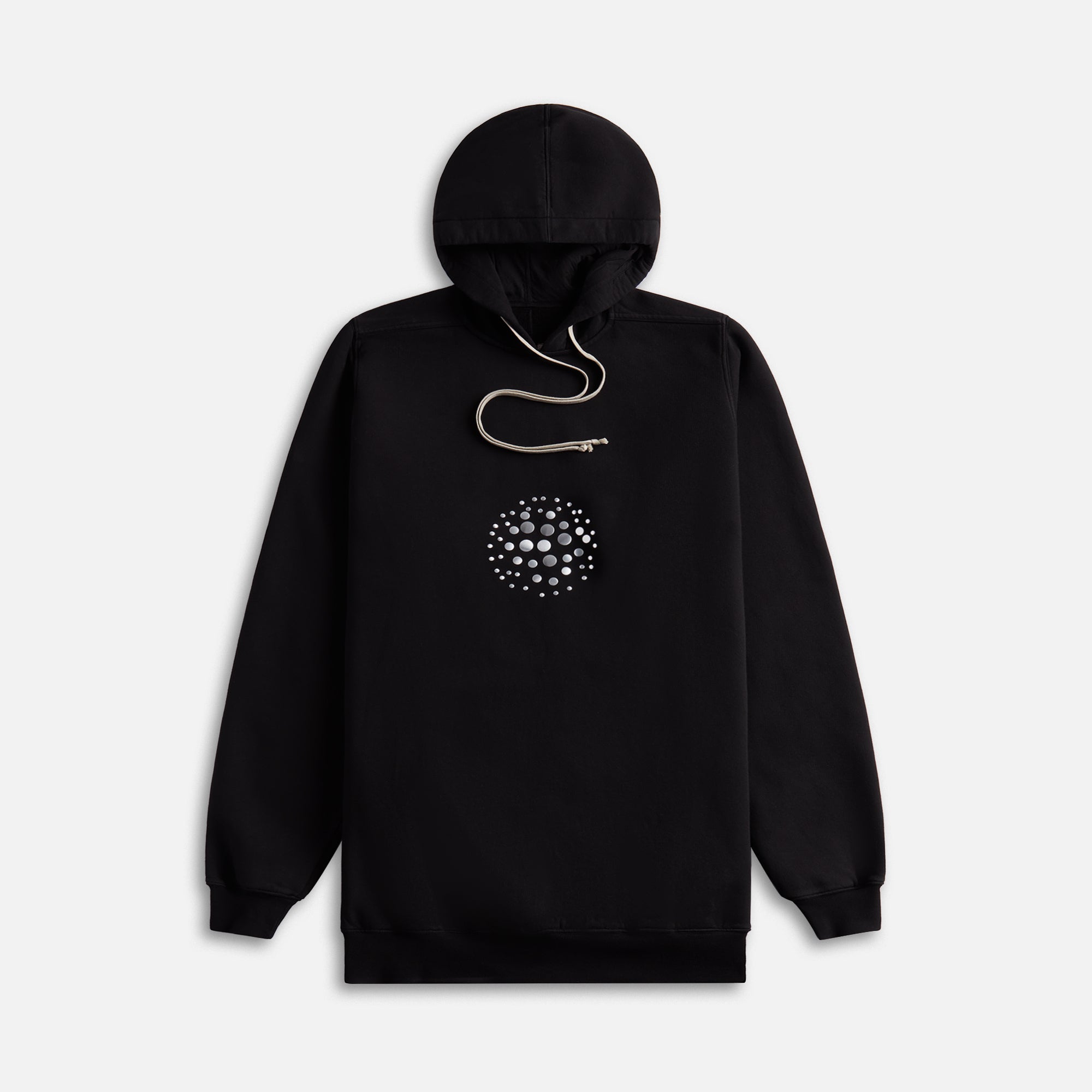 Оригінальна Felpa Hoodie Black Rick owens – боковий вид - RICK OWENS