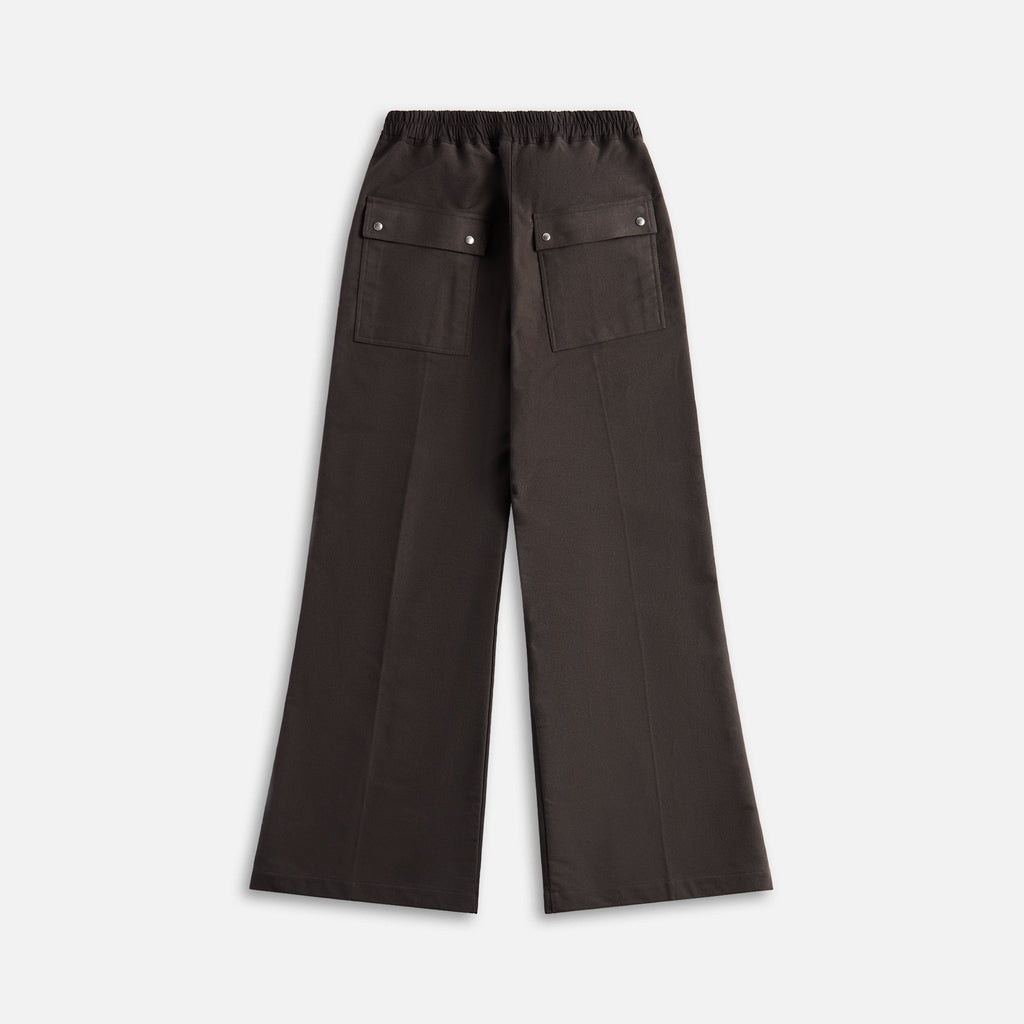 Pantaloni Wide Bela Pant Dark Dust Rick owens – Гарантія оригінальності – вид ззаду