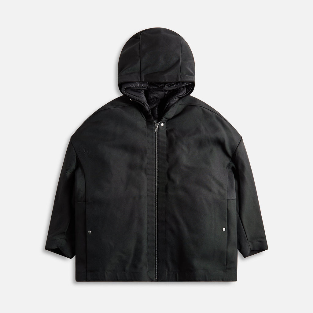 Giacca Piumino Hooded Peter Black Rick owens оригінал – Купити в Україні – боковий вид
