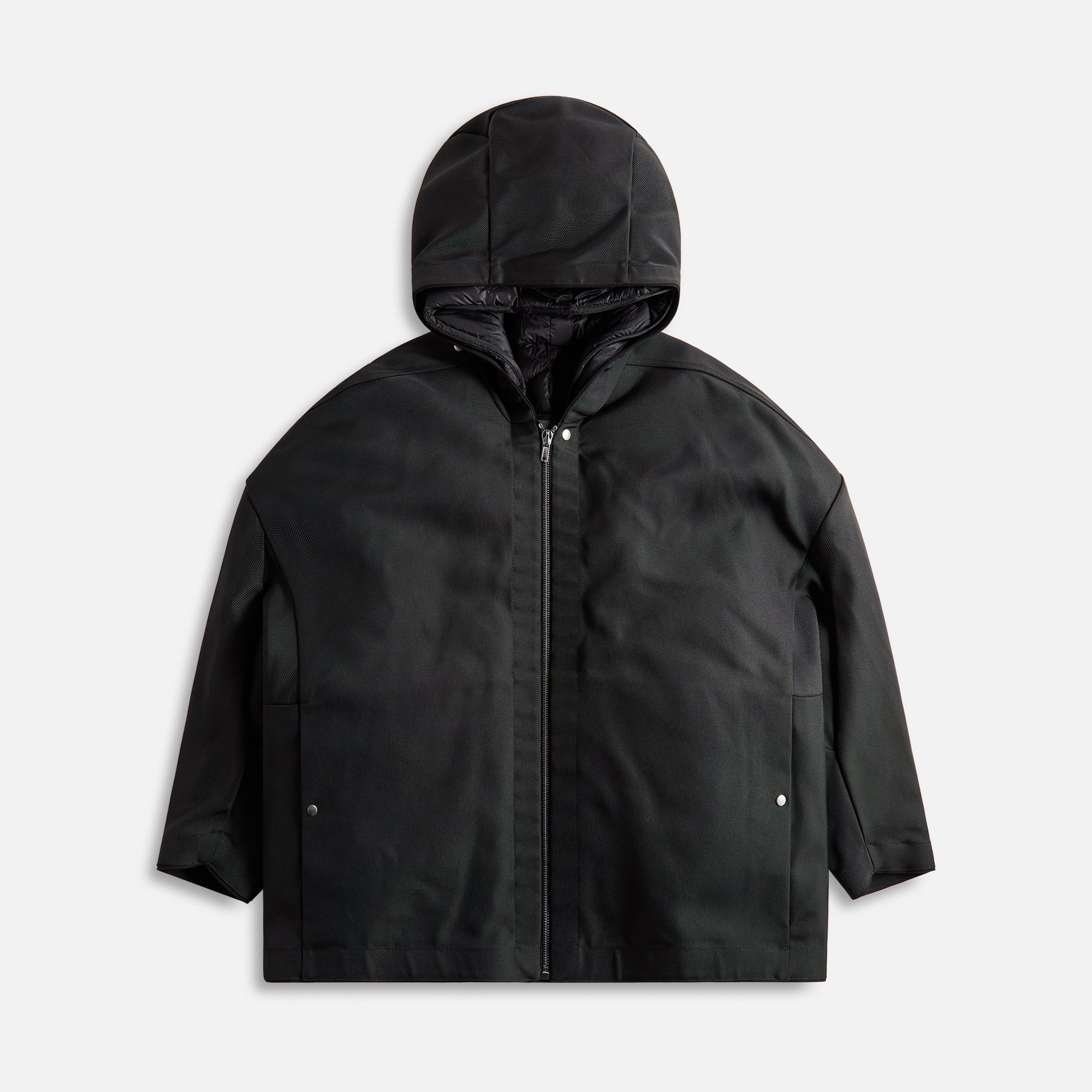 Giacca Piumino Hooded Peter Black Rick owens оригінал – Купити в Україні – боковий вид