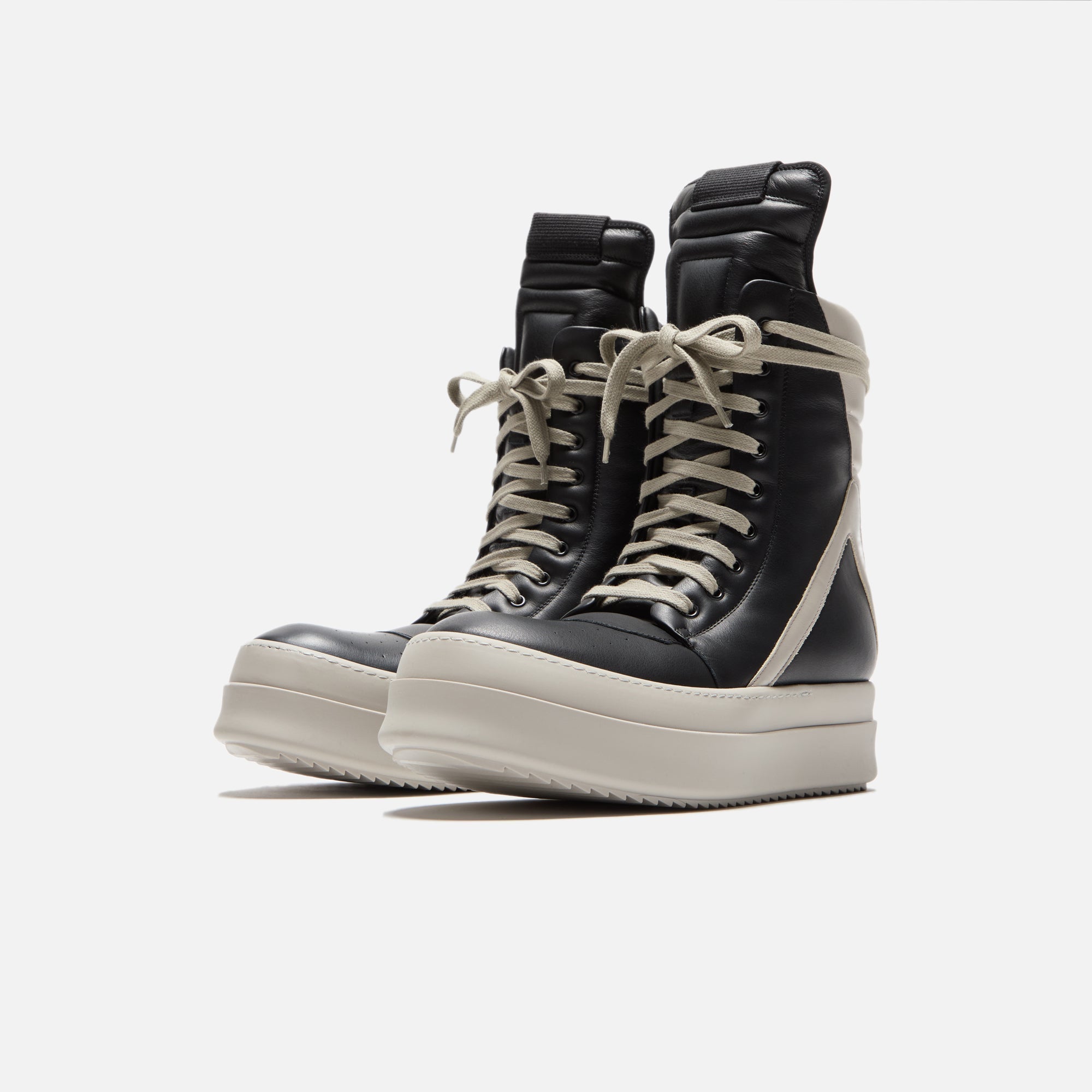 Оригінальна Mega Geobasket Sneakers Black Rick owens – вид ззаду