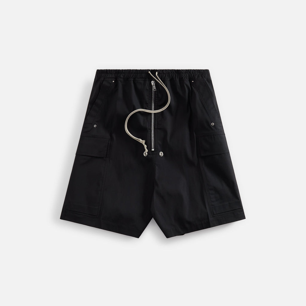 Оригінальна Cargo Shorts Black Rick owens – боковий вид