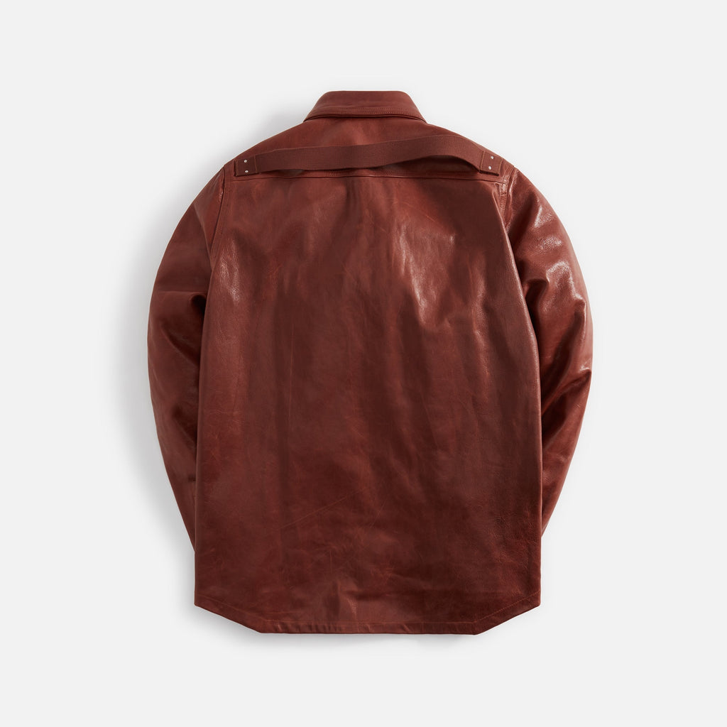 Оригінальна Ss24 Lido Outershirt Henna Rick owens – вид ззаду