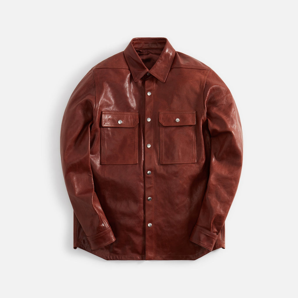 Оригінальна Ss24 Lido Outershirt Henna Rick owens – боковий вид