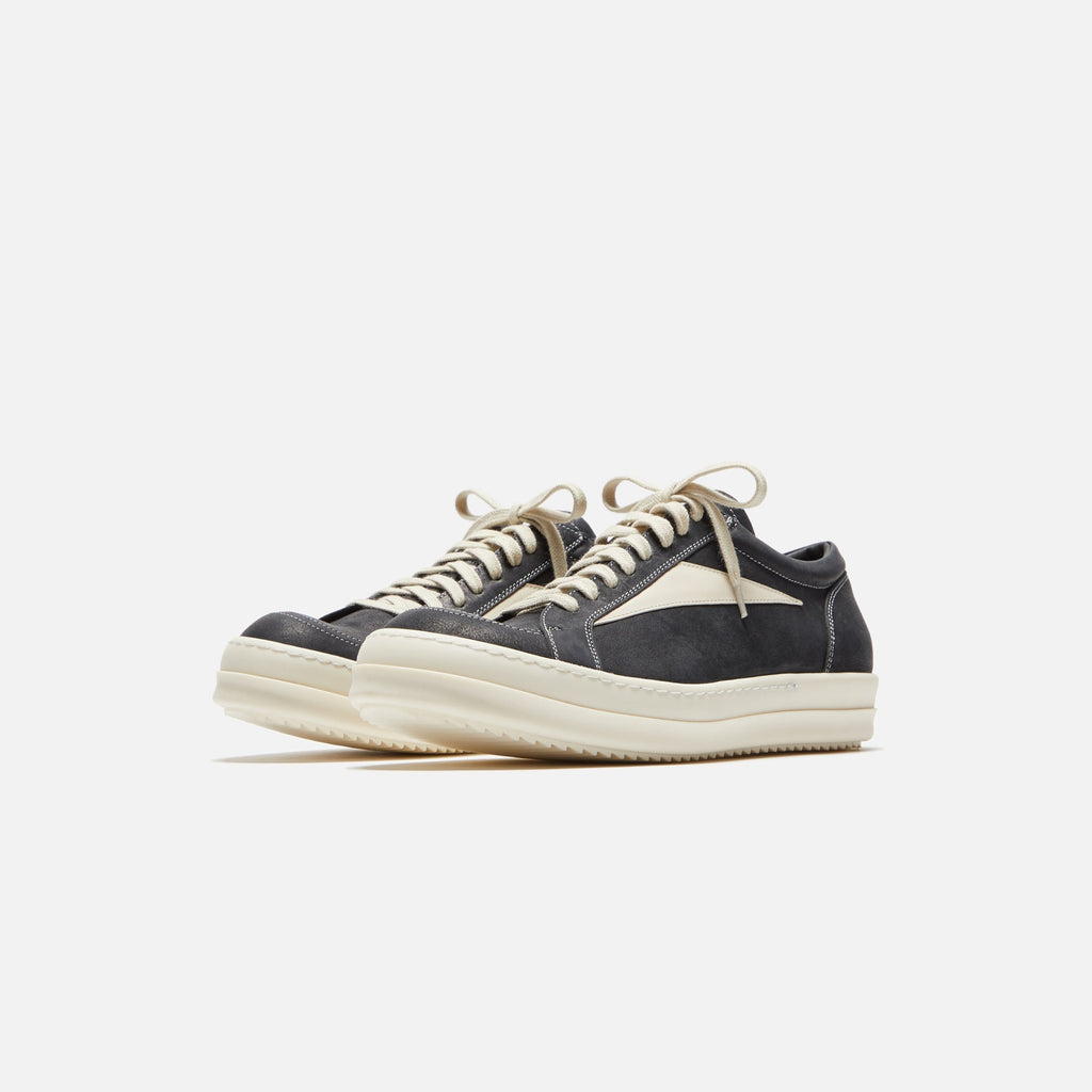 Scarpe Pelle Vintage Sneakers Black Rick owens – Гарантія оригінальності – вид ззаду