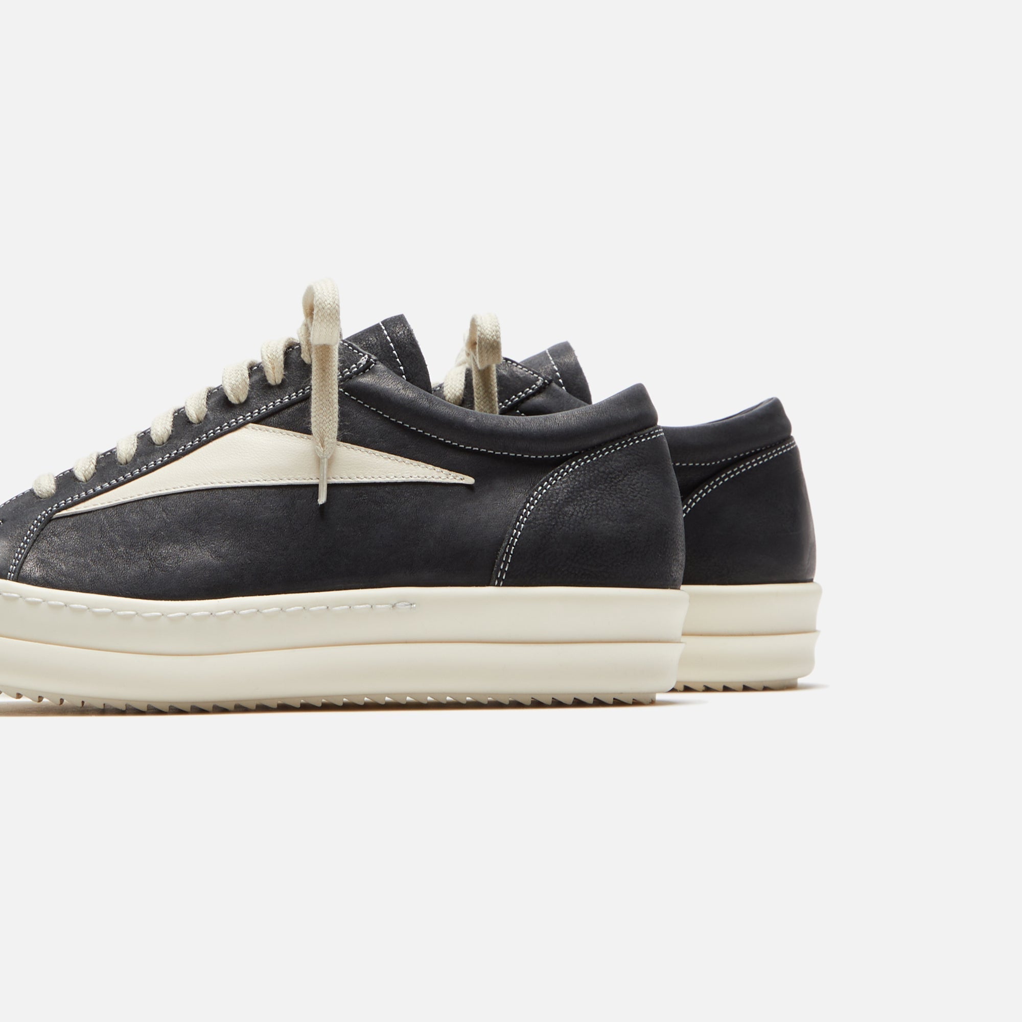 Scarpe Pelle Vintage Sneakers Black Rick owens – Гарантія оригінальності – детальний вид