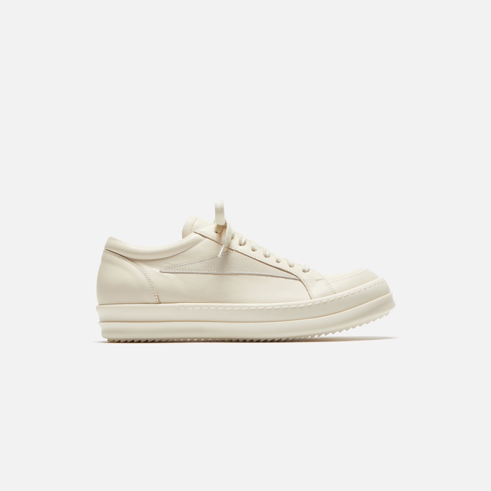 Scarpe Pelle Vintage Sneakers Milk Rick owens оригінал – Купити в Україні – боковий вид