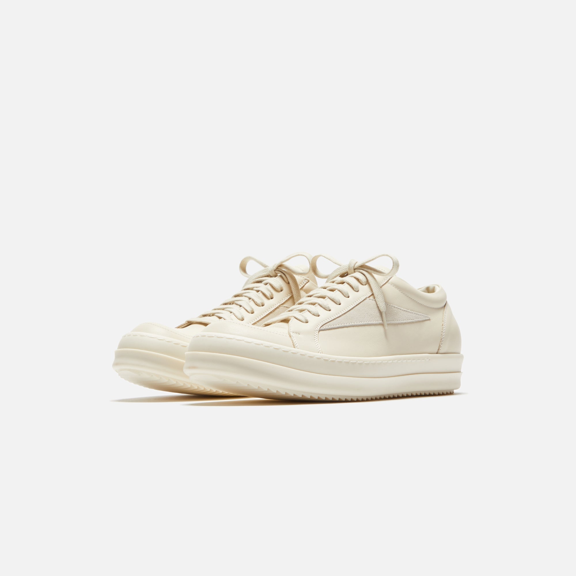 Scarpe Pelle Vintage Sneakers Milk Rick owens оригінал – Купити в Україні – вид ззаду