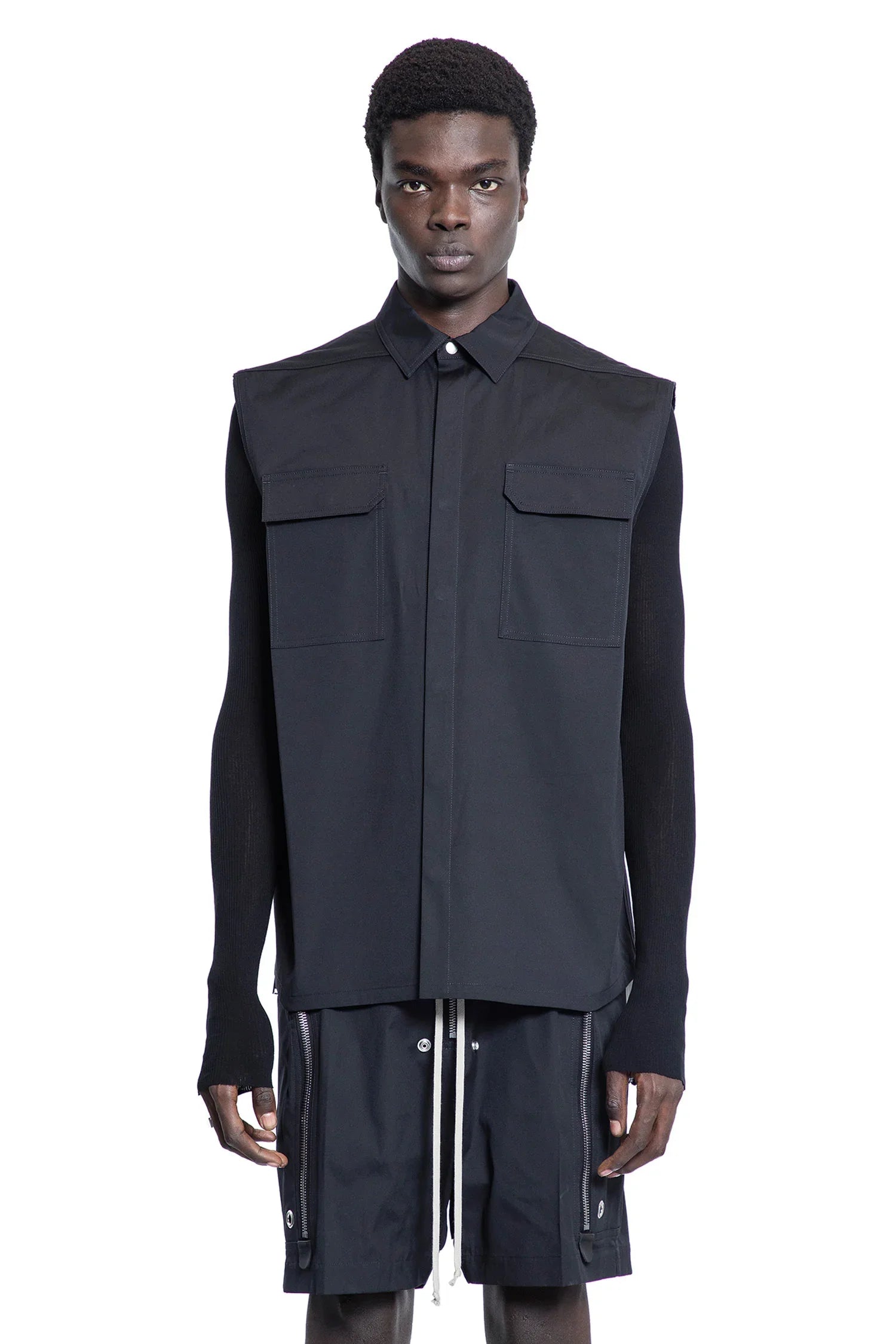 Maglia Jumbo Senza Maniche di Hollywood - RICK OWENS